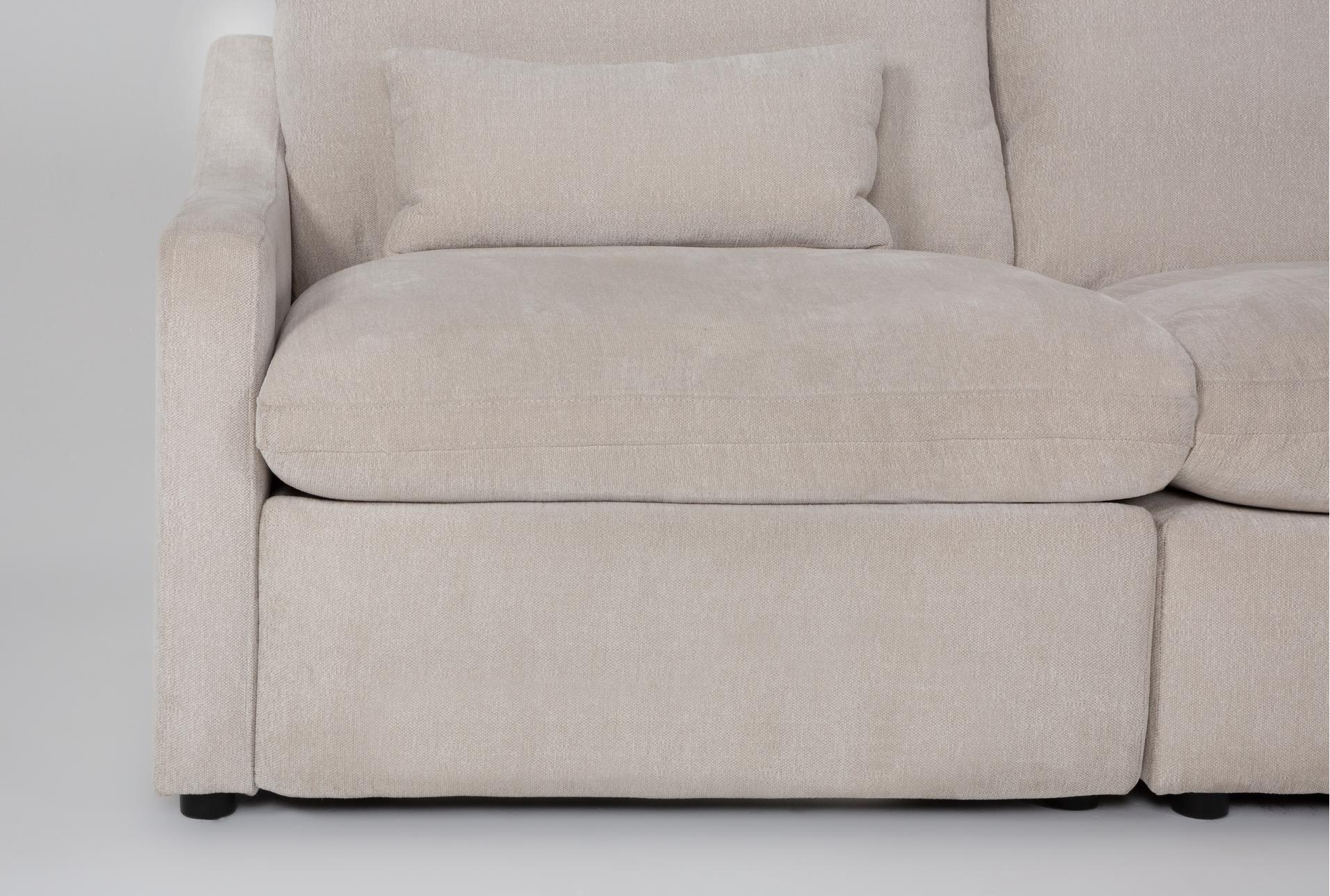 kennedy cream 3 piece modular sectional with left arm facing chaise 10 kennedy cream 3 piece modular sectional with left arm facing chaise