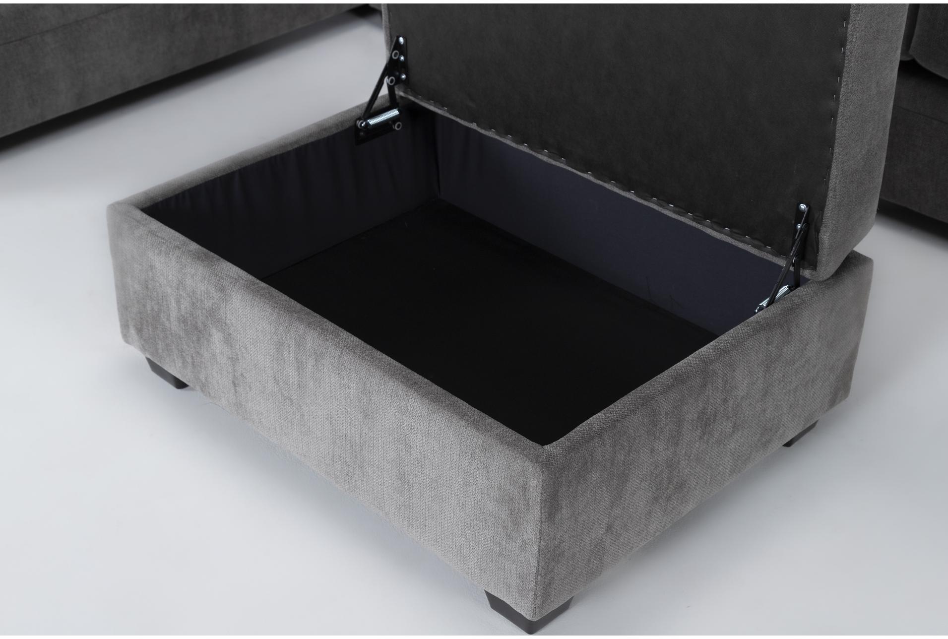 bonaterra charcoal grey fabric 127" 2 piece l-shaped sectional with right arm facing corner chaise & storage ottoman 10 bonaterra charcoal grey fabric 127" 2 piece l-shaped sectional with right arm facing corner chaise & storage ottoman