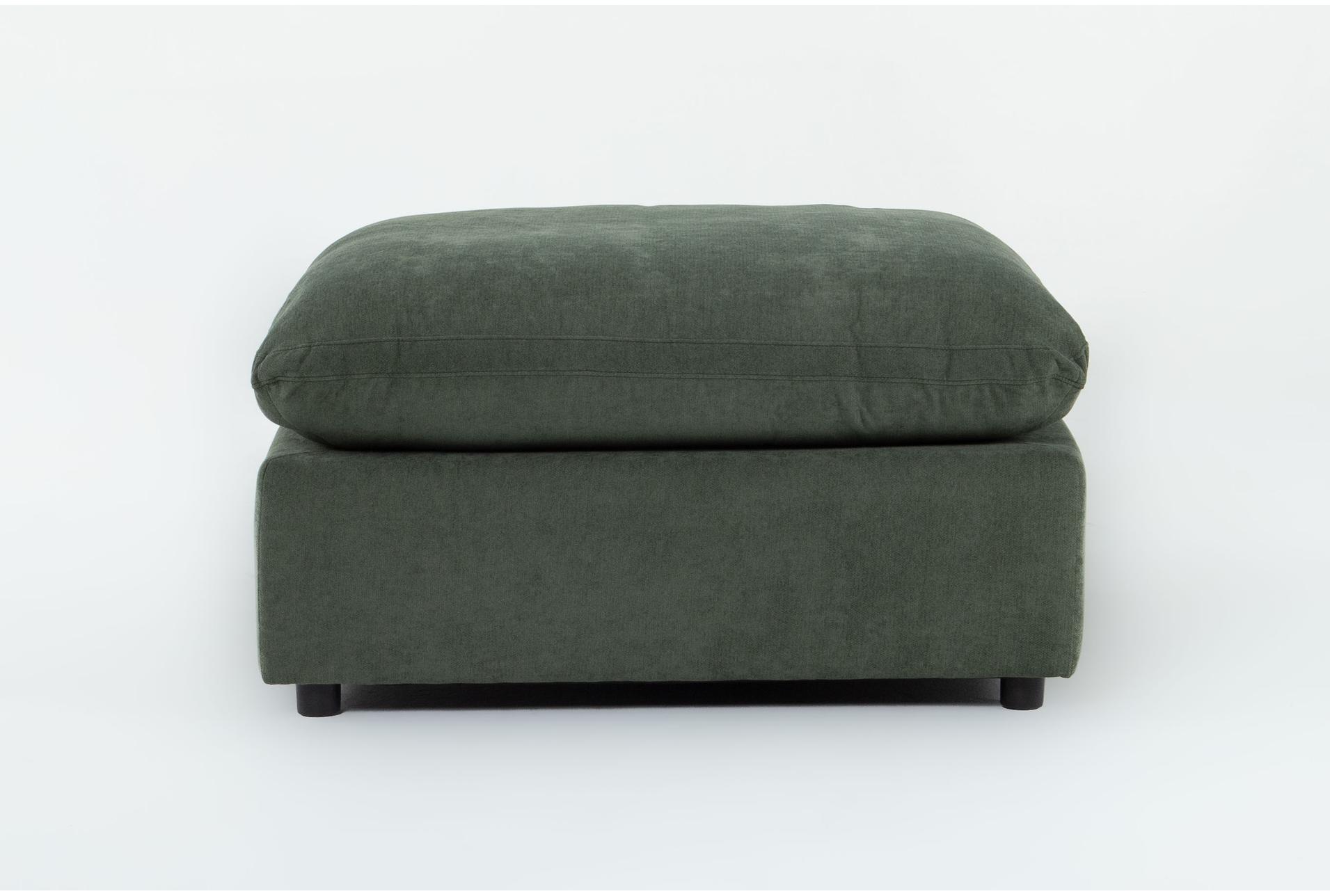 zone green ottoman | square