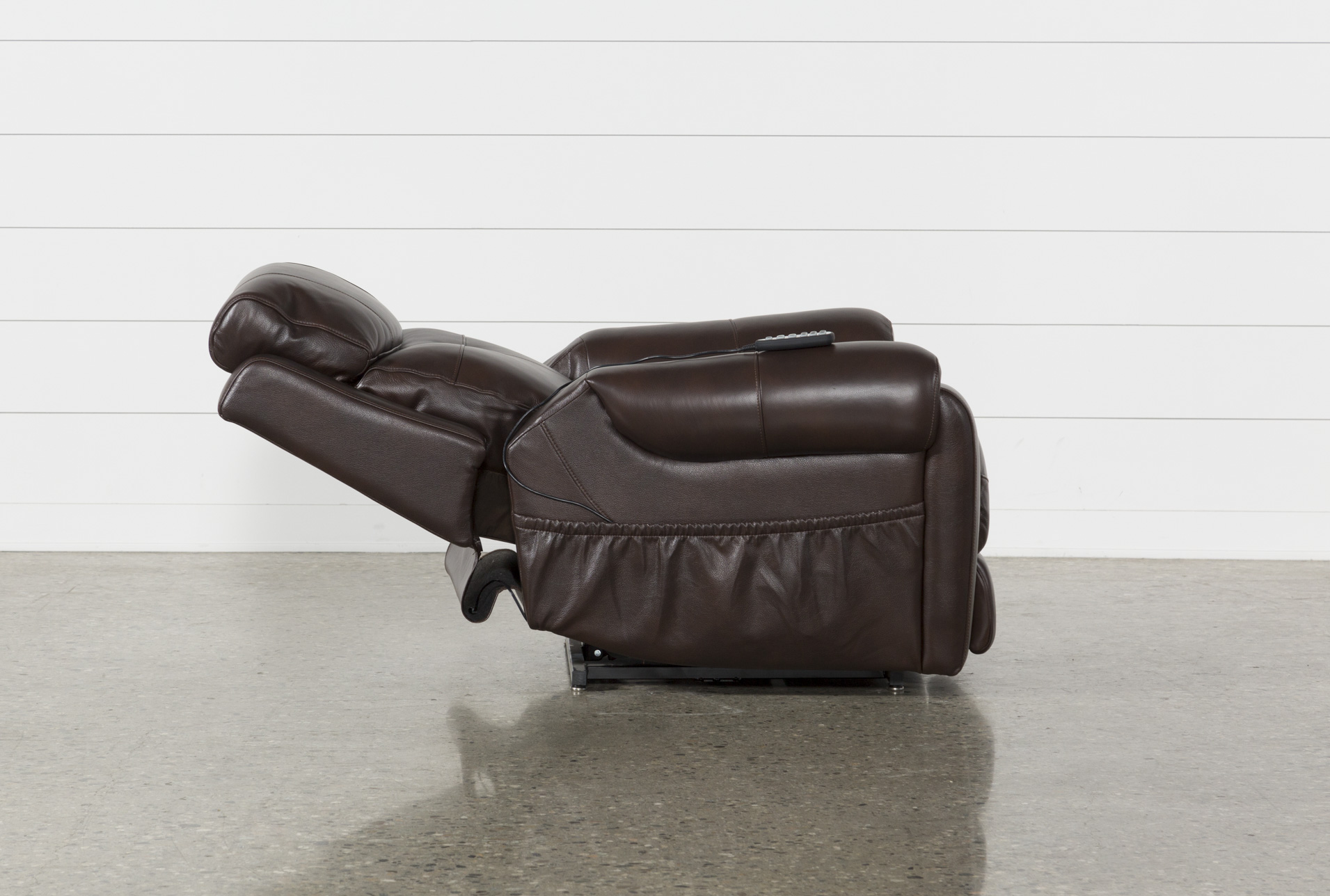 carl chocolate brown leather oversized power lift recliner with power headrest & heat 21 carl chocolate brown leather oversized power lift recliner with power headrest & heat