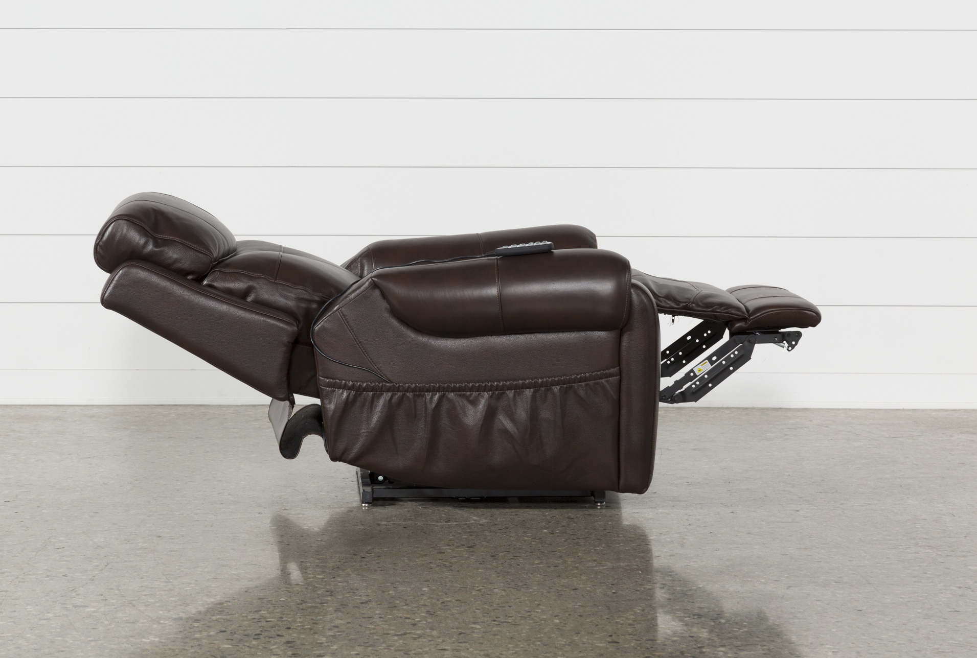 carl chocolate brown leather oversized power lift recliner with power headrest & heat 22 carl chocolate brown leather oversized power lift recliner with power headrest & heat