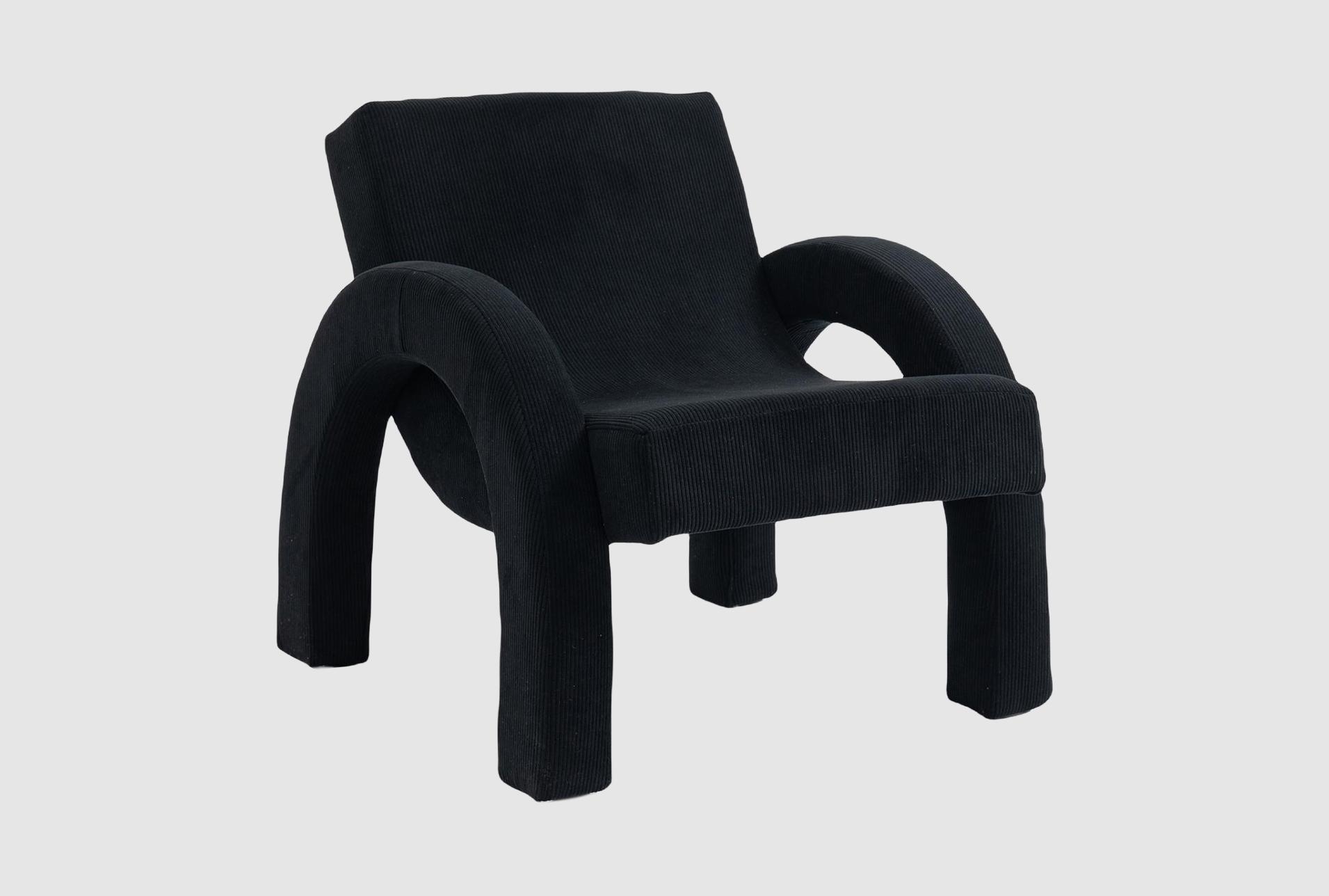 mickey black corduroy fabric accent chair with arms 1 mickey black corduroy fabric accent chair with arms