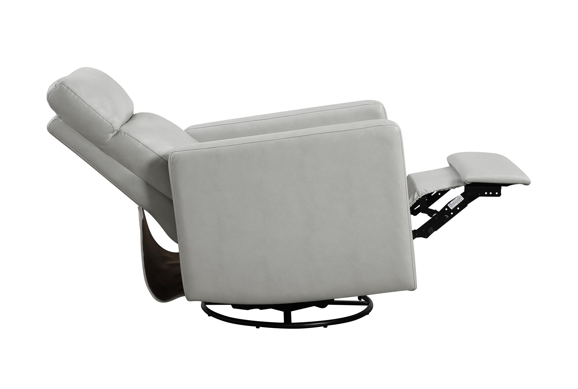 lola smoke grey nursery 30" faux leather manual swivel glider reclining chair | rocker 16 lola smoke grey nursery 30" faux leather manual swivel glider reclining chair | rocker