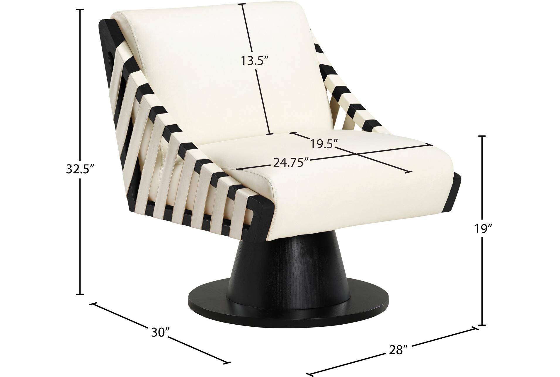 millwin cream white vegan leather swivel accent chair black finish | fabric 9 millwin cream white vegan leather swivel accent chair black finish | fabric