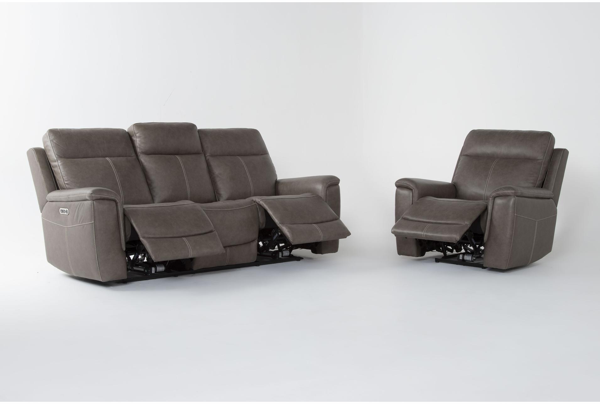 dylan dark taupe leather 2 piece flexsteel power zero gravity reclining sofa and recliner set 10 dylan dark taupe leather 2 piece flexsteel power zero gravity reclining sofa and recliner set