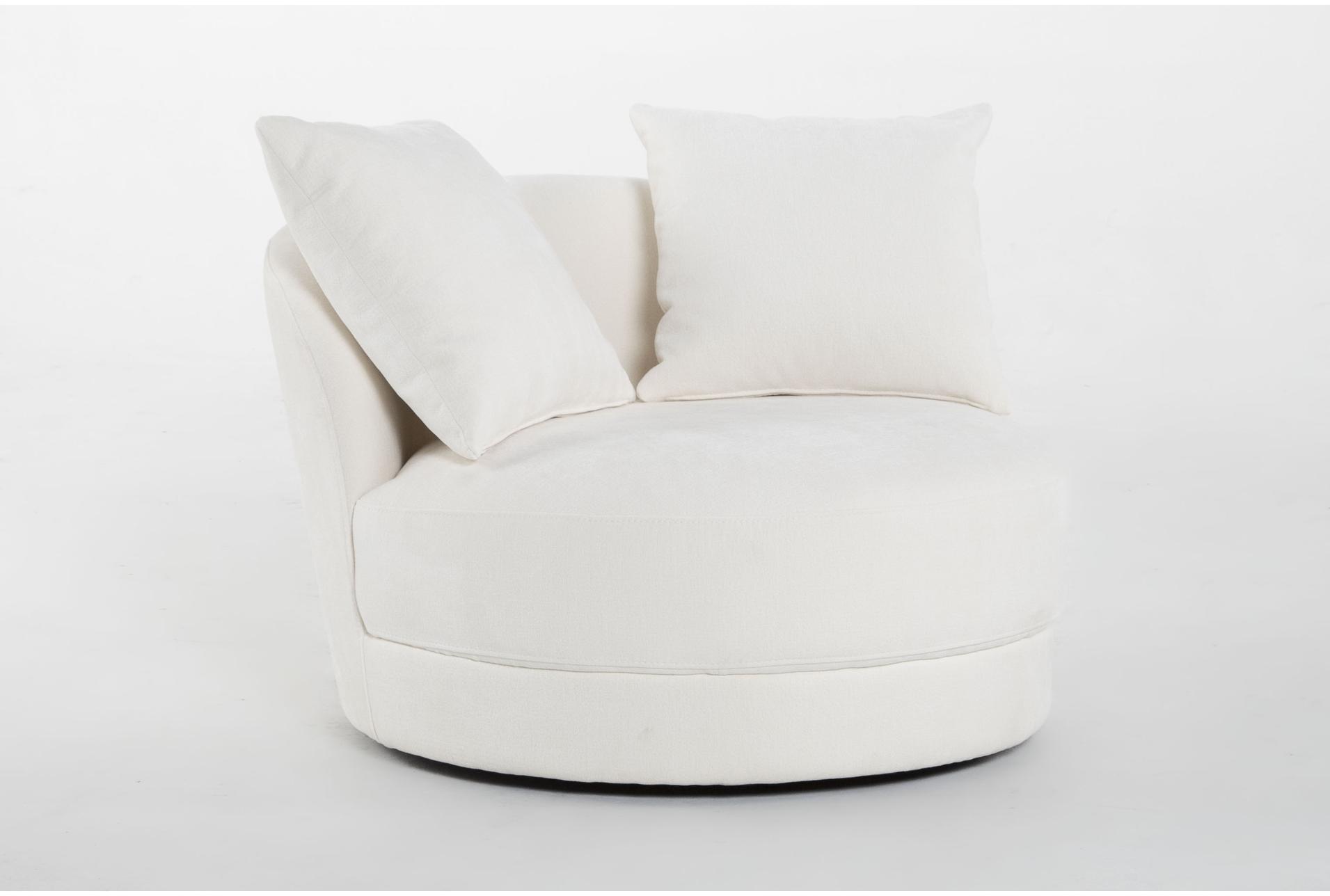 avaya ivory white fabric swivel barrel chair | armless | loose reversible back 8 avaya ivory white fabric swivel barrel chair | armless | loose reversible back