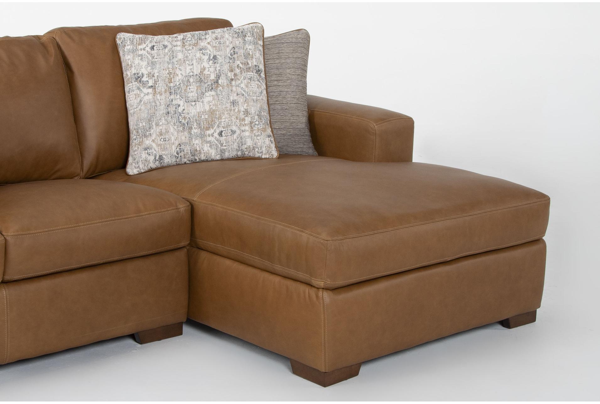 big sur saddle brown leather 3 piece modular sectional with right arm facing chaise & chair 9 big sur saddle brown leather 3 piece modular sectional with right arm facing chaise & chair