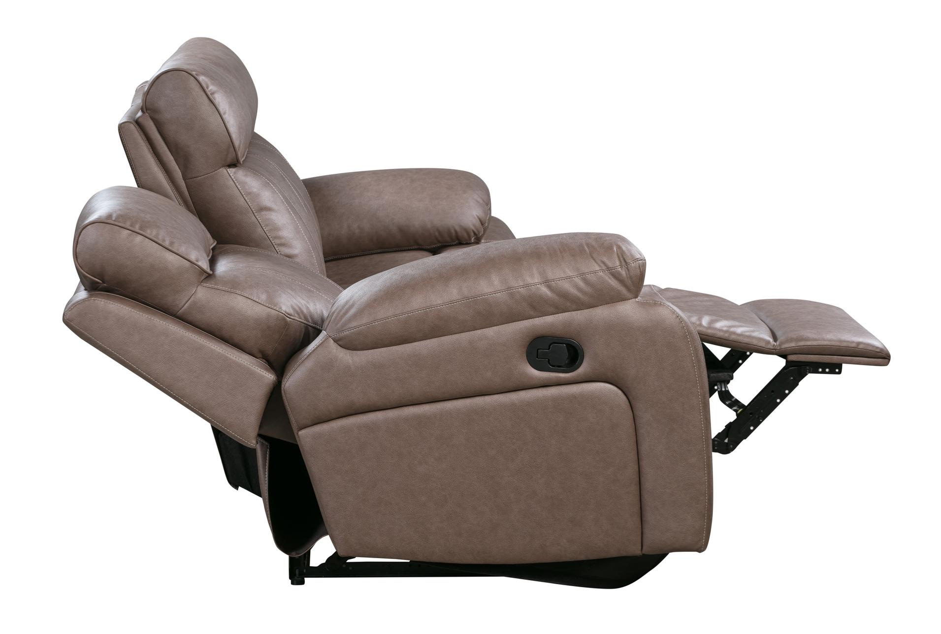 salvo toffee brown polyester 64" manual reclining loveseat 10 salvo toffee brown polyester 64" manual reclining loveseat
