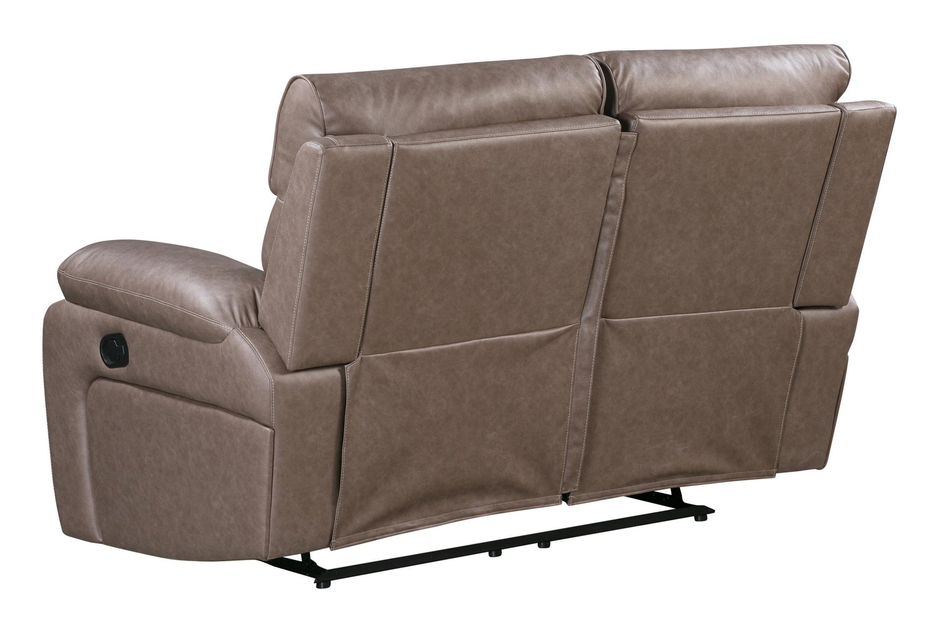 salvo toffee brown polyester 64" manual reclining loveseat 13 salvo toffee brown polyester 64" manual reclining loveseat