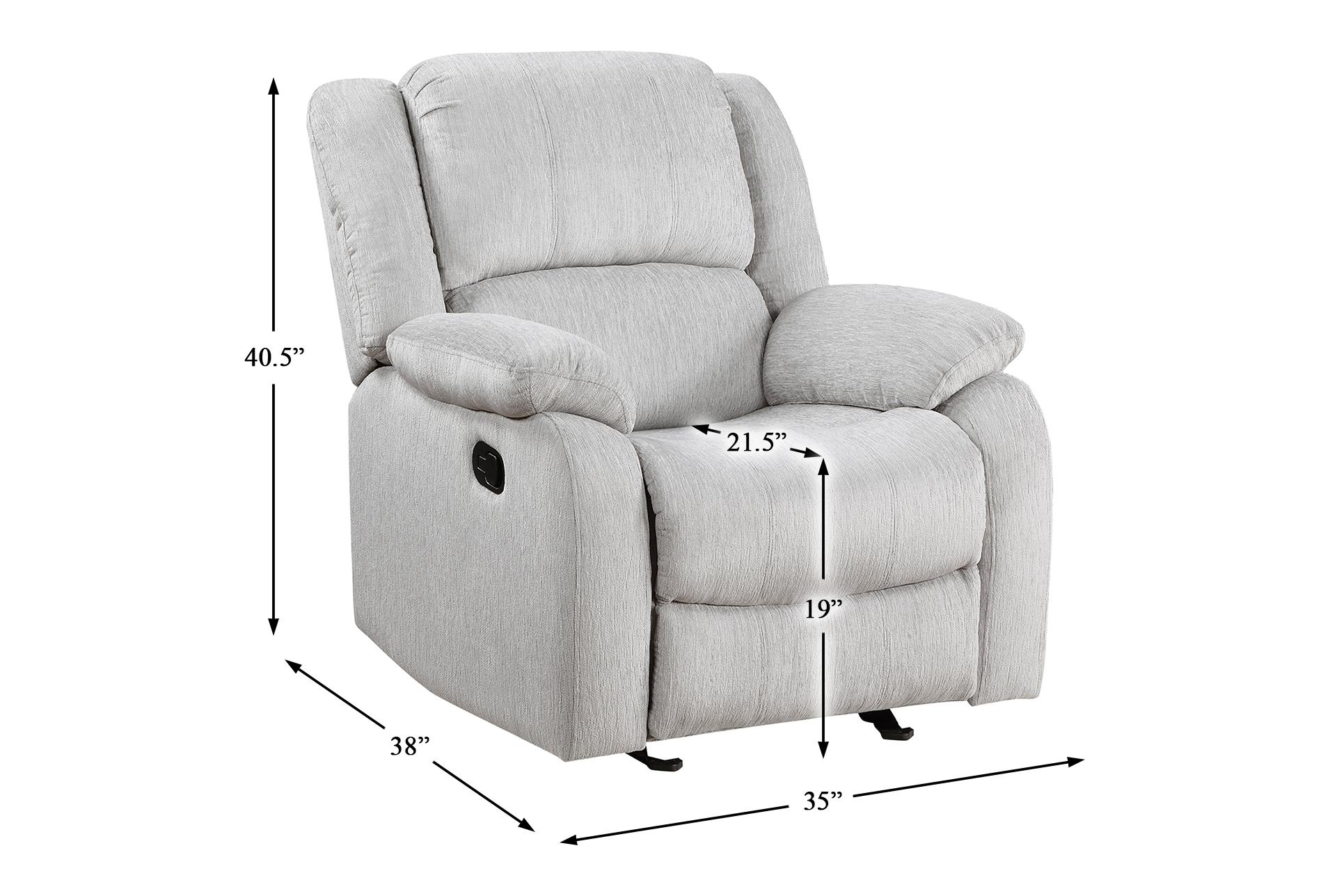 vinnie light grey nursery 35" manual glider recliner 13 vinnie light grey nursery 35" manual glider recliner