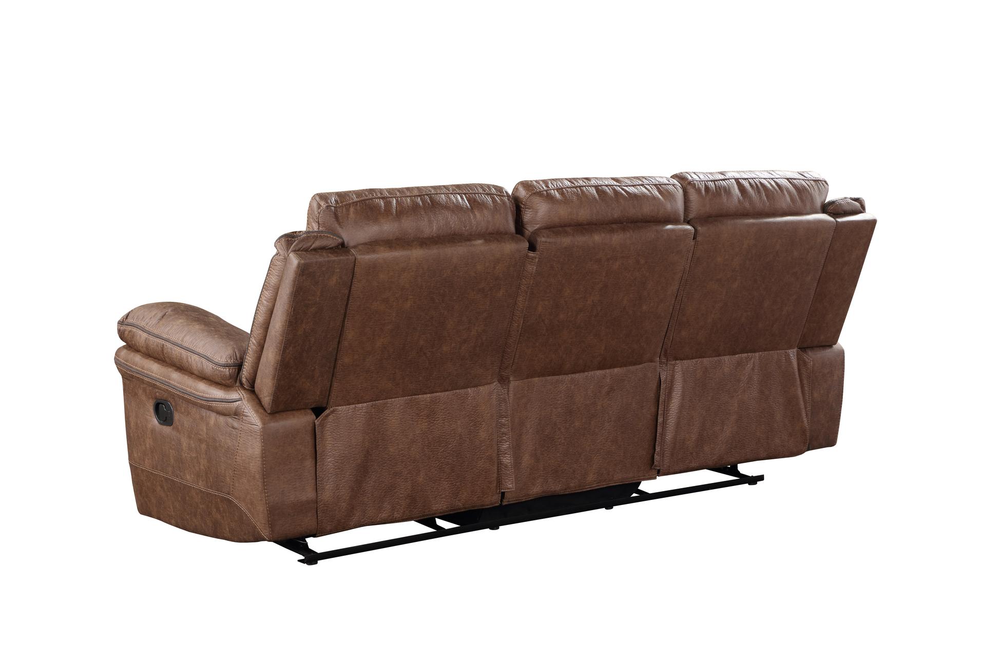 ryland brown polyester 88" manual reclining sofa | fabric 17 ryland brown polyester 88" manual reclining sofa | fabric