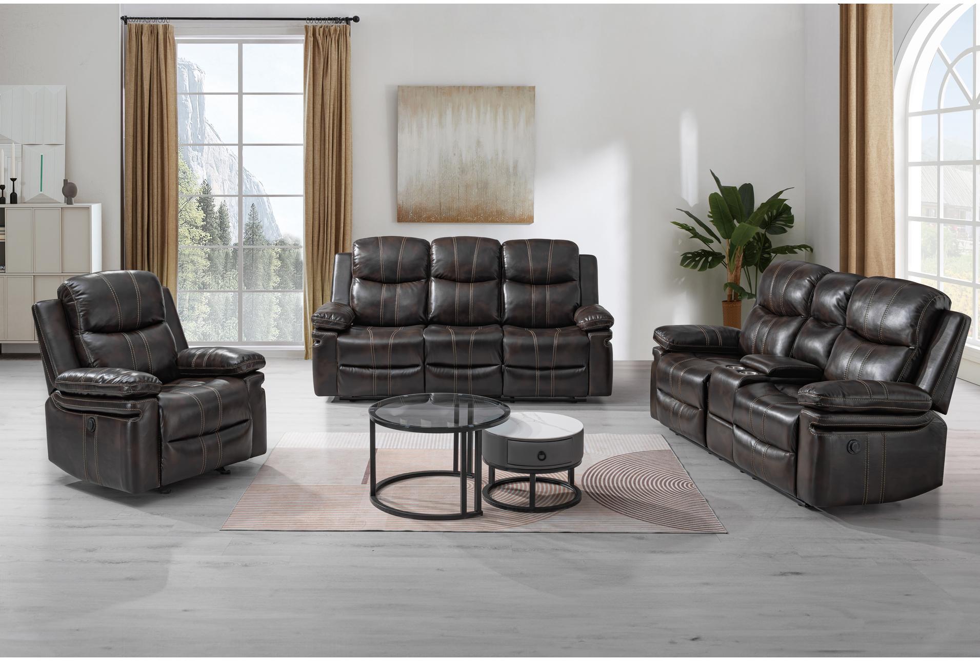 kellen brown faux leather 80" power reclining sofa with drop down table 16 kellen brown faux leather 80" power reclining sofa with drop down table