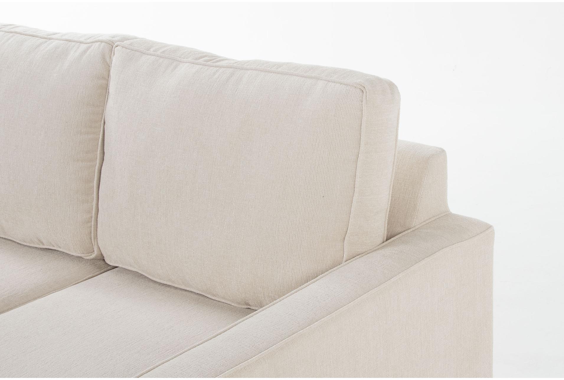 mathers cream beige fabric 91" sofa with reversible chaise | loose reversible back 10 mathers cream beige fabric 91" sofa with reversible chaise | loose reversible back
