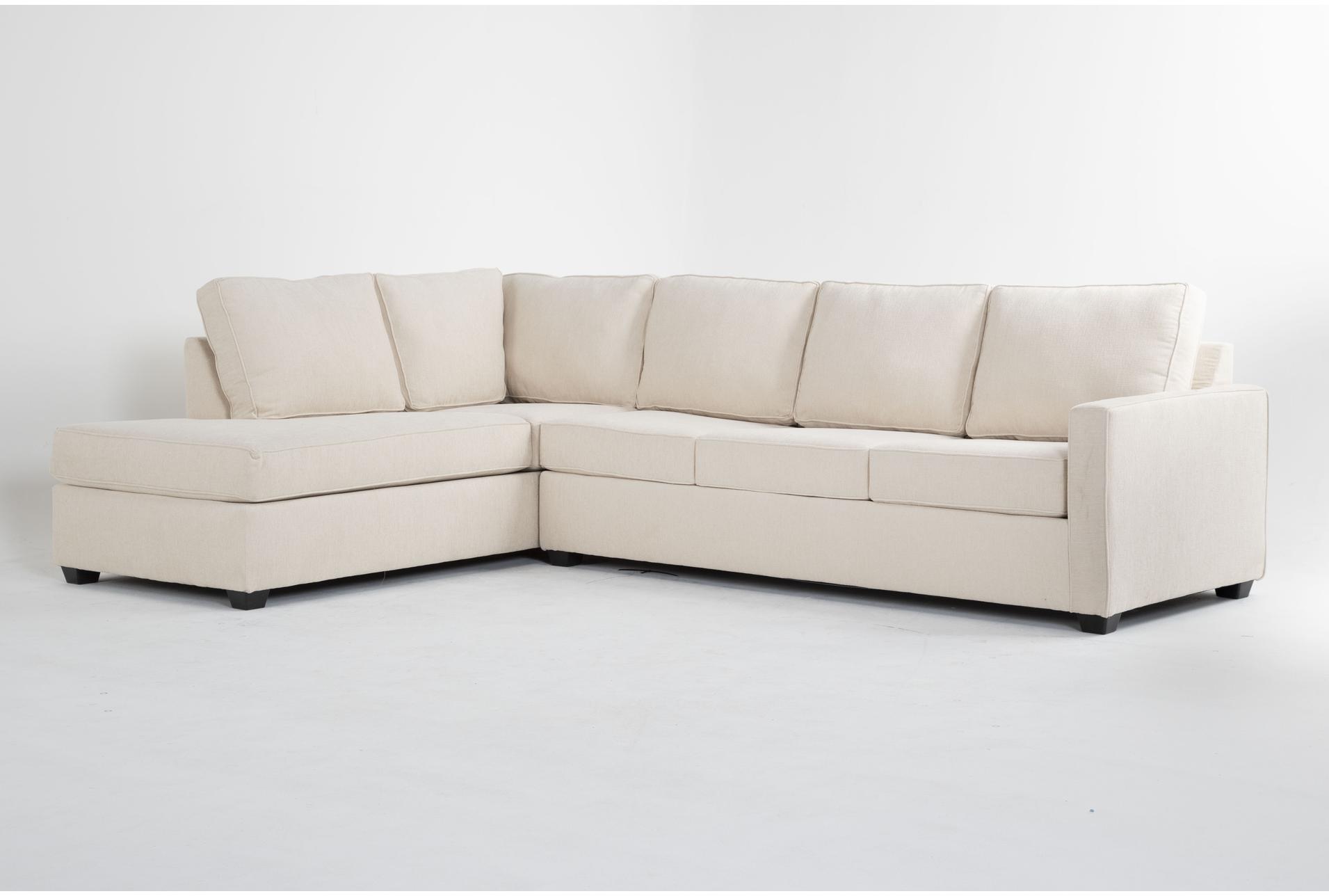 mathers cream beige white fabric 125" 2 piece l-shaped sectional with right arm facing sofa & left arm facing corner chaise 1 mathers cream beige white fabric 125" 2 piece l-shaped sectional with right arm facing sofa & left arm facing corner chaise