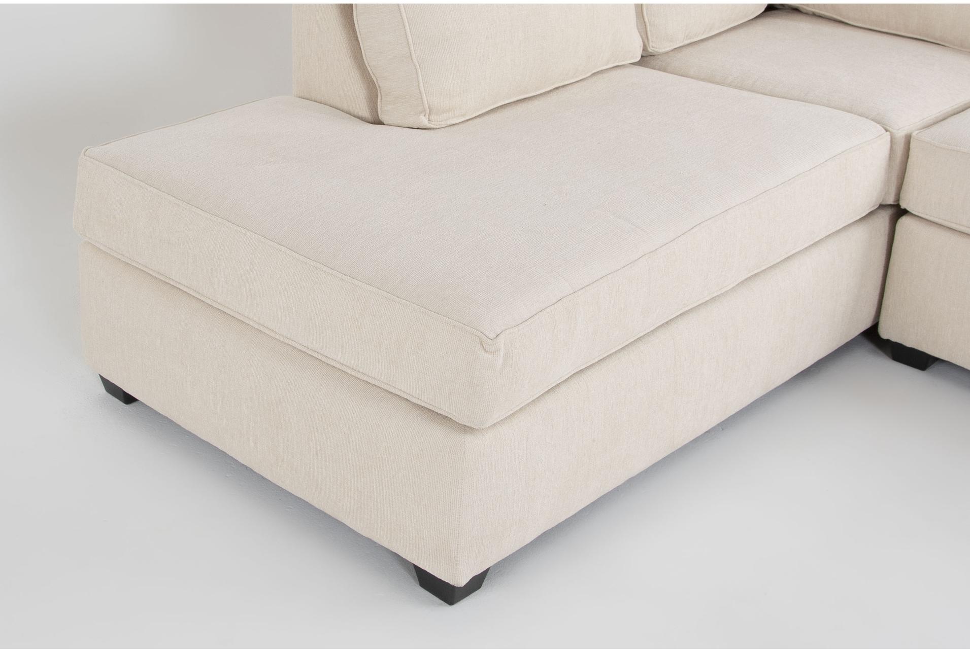 mathers cream beige white fabric 125" 2 piece l-shaped sectional with right arm facing sofa & left arm facing corner chaise 7 mathers cream beige white fabric 125" 2 piece l-shaped sectional with right arm facing sofa & left arm facing corner chaise