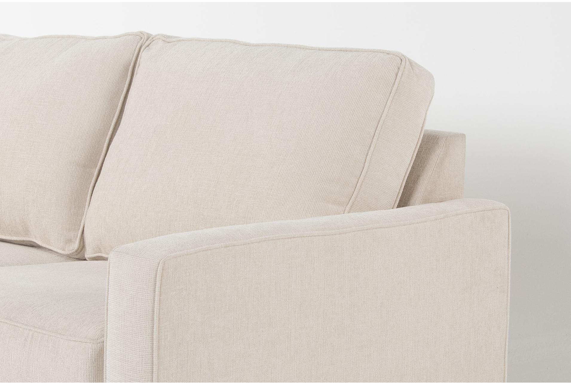 mathers cream beige white fabric 125" 2 piece l-shaped sectional with right arm facing sofa & left arm facing corner chaise 9 mathers cream beige white fabric 125" 2 piece l-shaped sectional with right arm facing sofa & left arm facing corner chaise