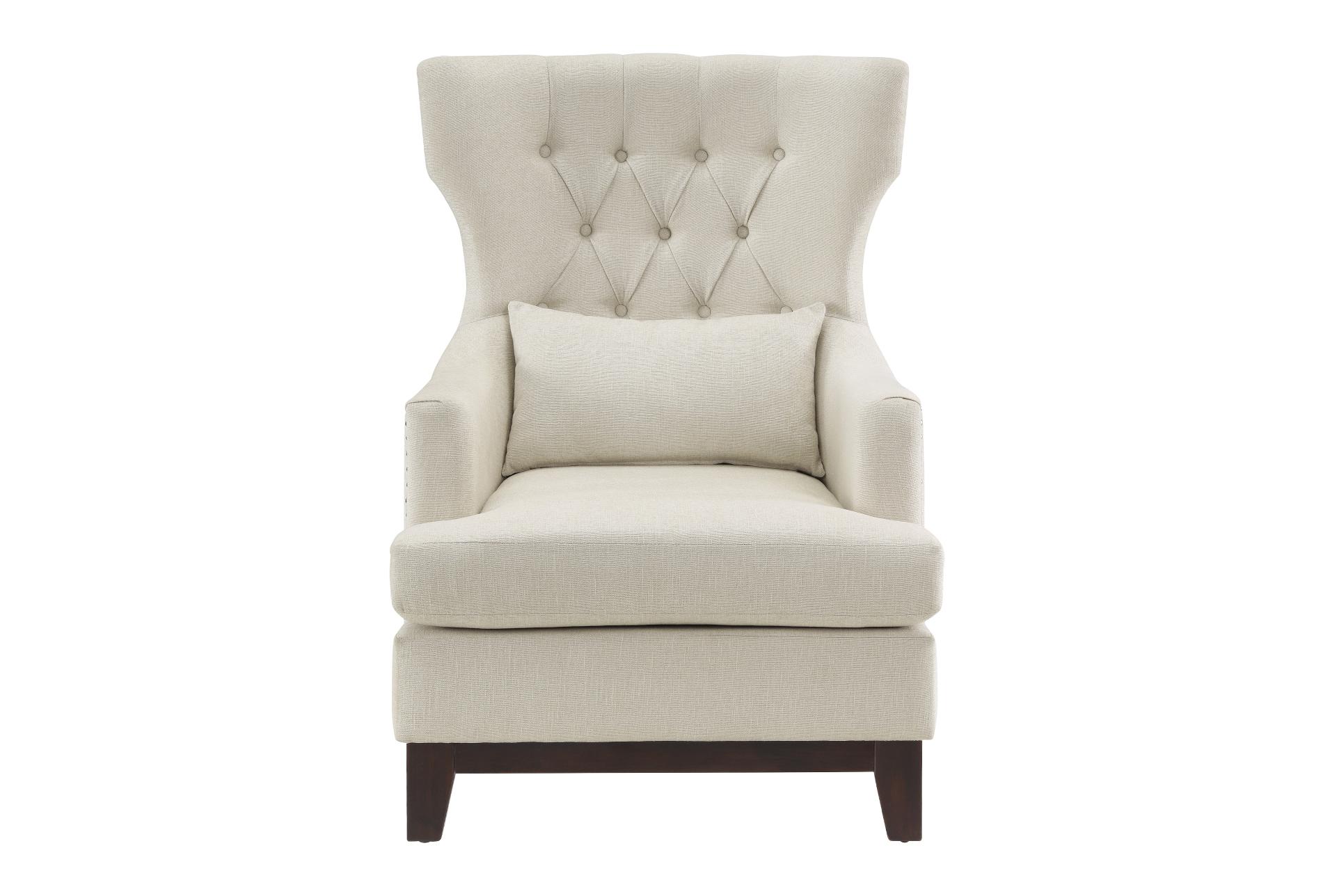 lapis beige white accent wingback arm chair | tufted | nailhead | with arms 8 lapis beige white accent wingback arm chair | tufted | nailhead | with arms