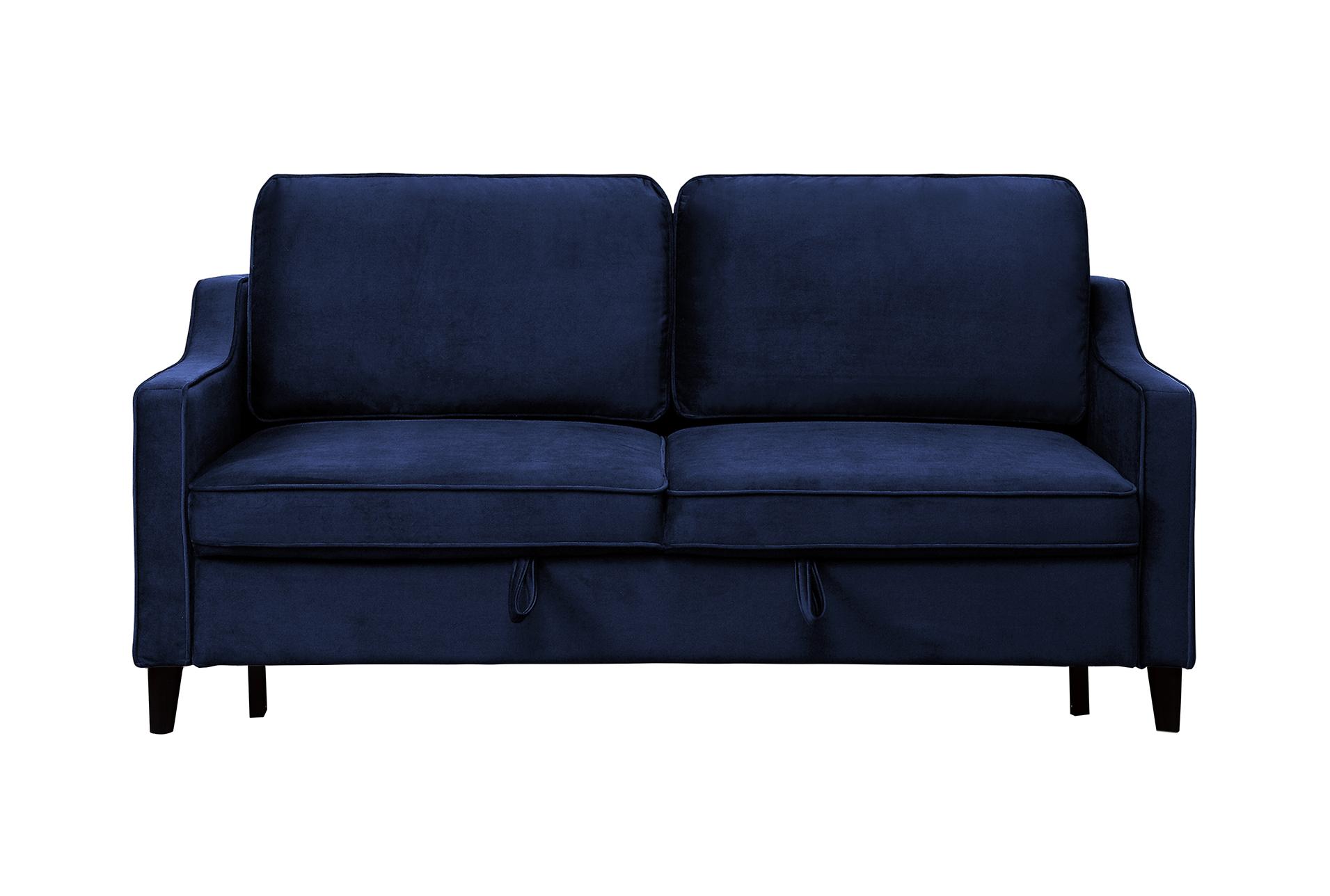 orina navy blue 72" convertible futon sleeper sofa bed 12 orina navy blue 72" convertible futon sleeper sofa bed