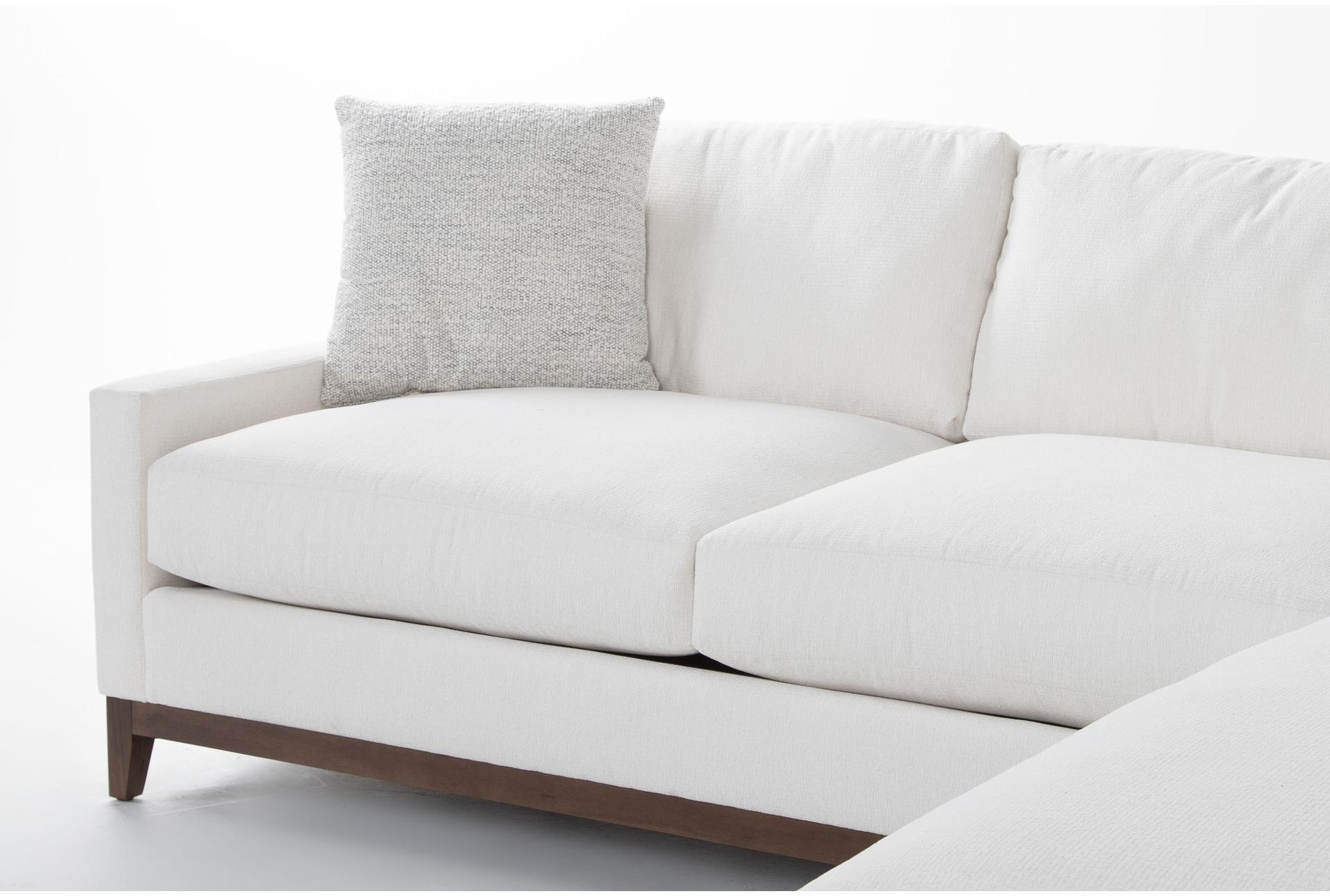 besom ii 120" white fabric 3 piece sectional with right facing bumper chaise 9 besom ii 120" white fabric 3 piece sectional with right facing bumper chaise