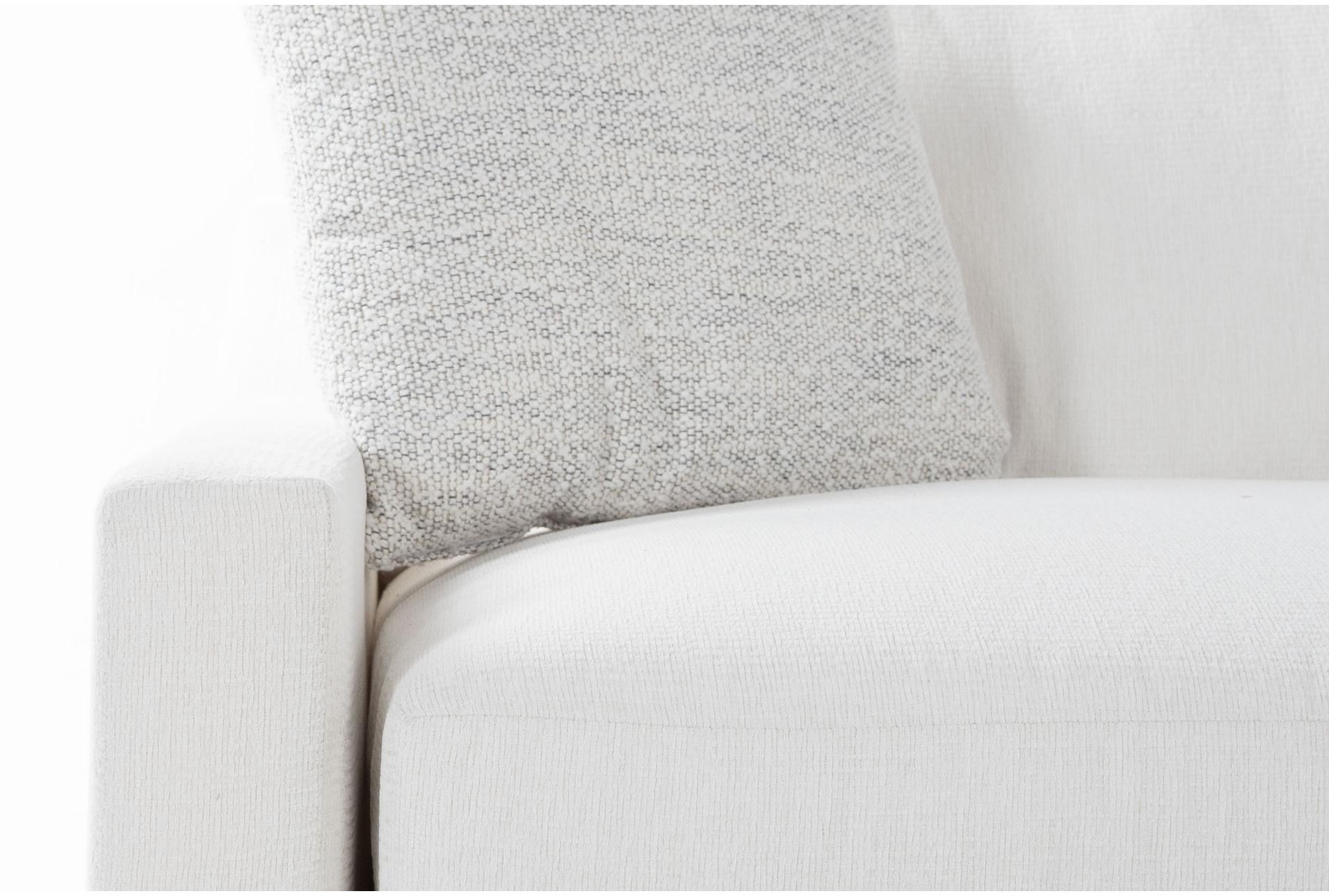 besom ii 120" white fabric 3 piece sectional with right facing bumper chaise 12 besom ii 120" white fabric 3 piece sectional with right facing bumper chaise