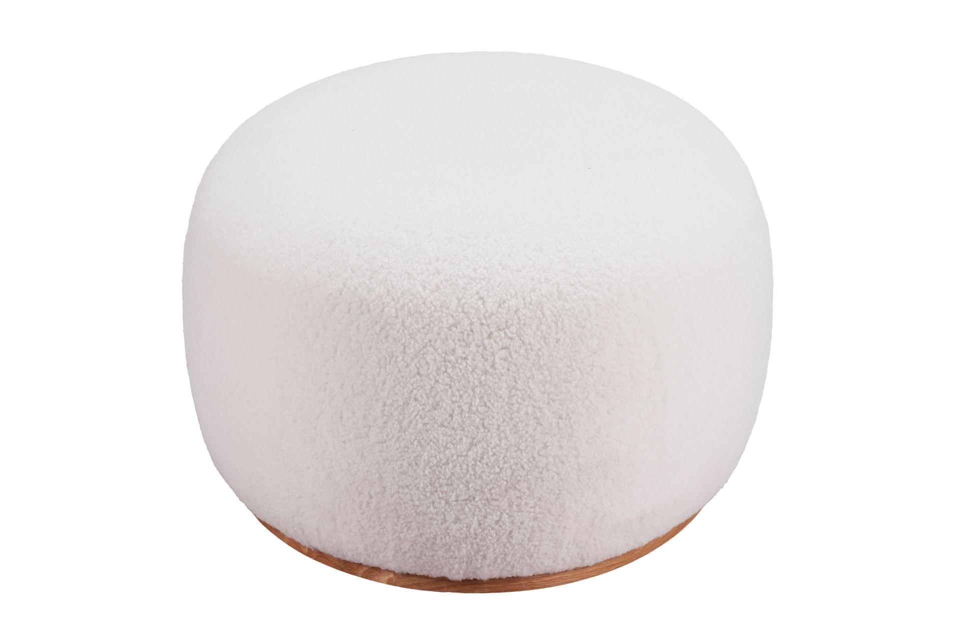 amber cream white fabric oval ottoman | round 12 amber cream white fabric oval ottoman | round