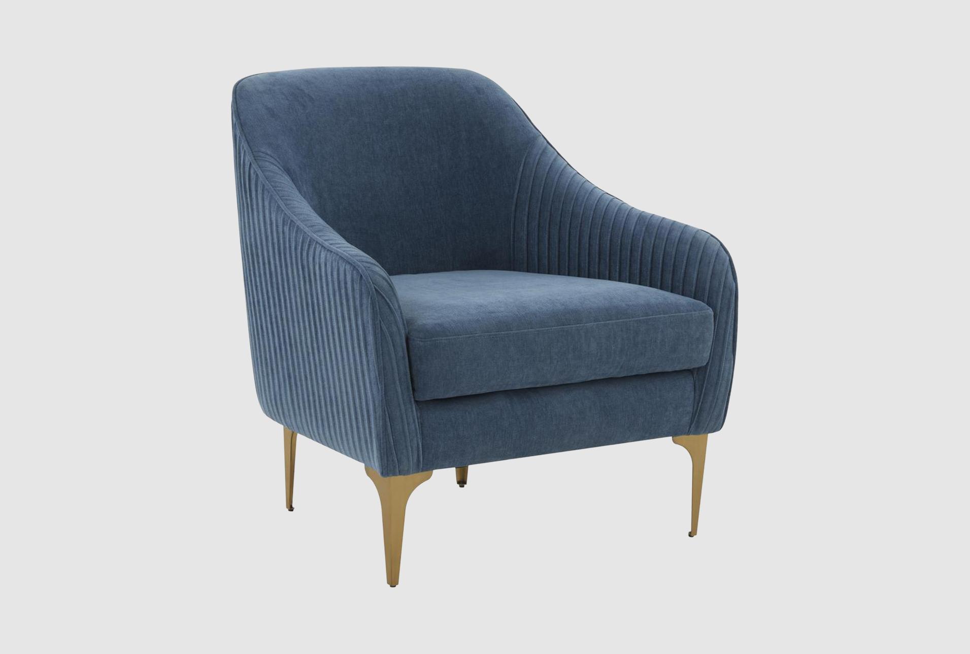 serena blue velvet fabric accent arm chair | with arms 1 serena blue velvet fabric accent arm chair | with arms