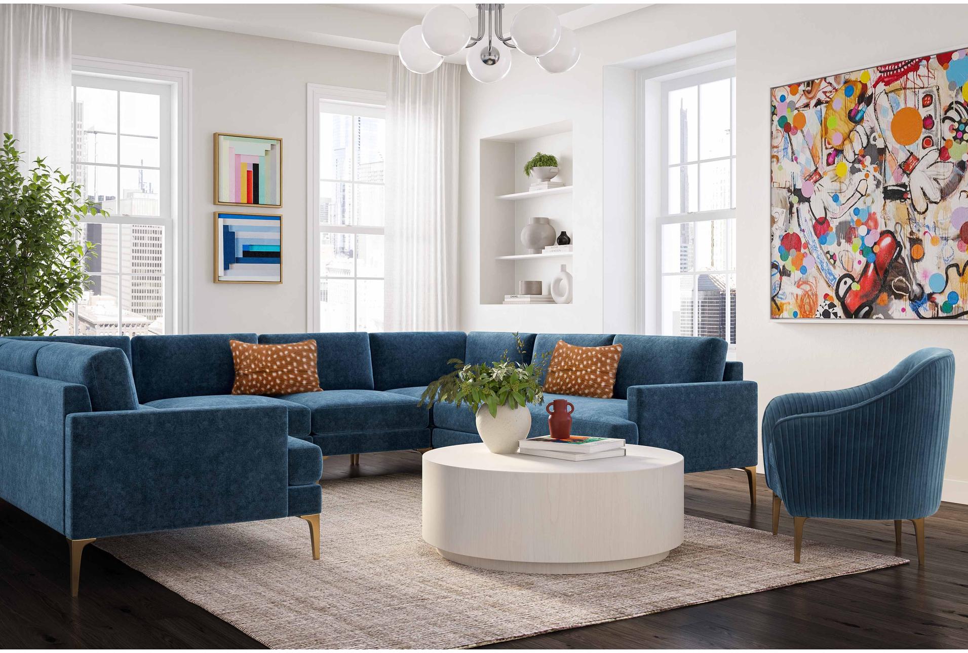 serena blue velvet fabric accent arm chair | with arms 14 serena blue velvet fabric accent arm chair | with arms