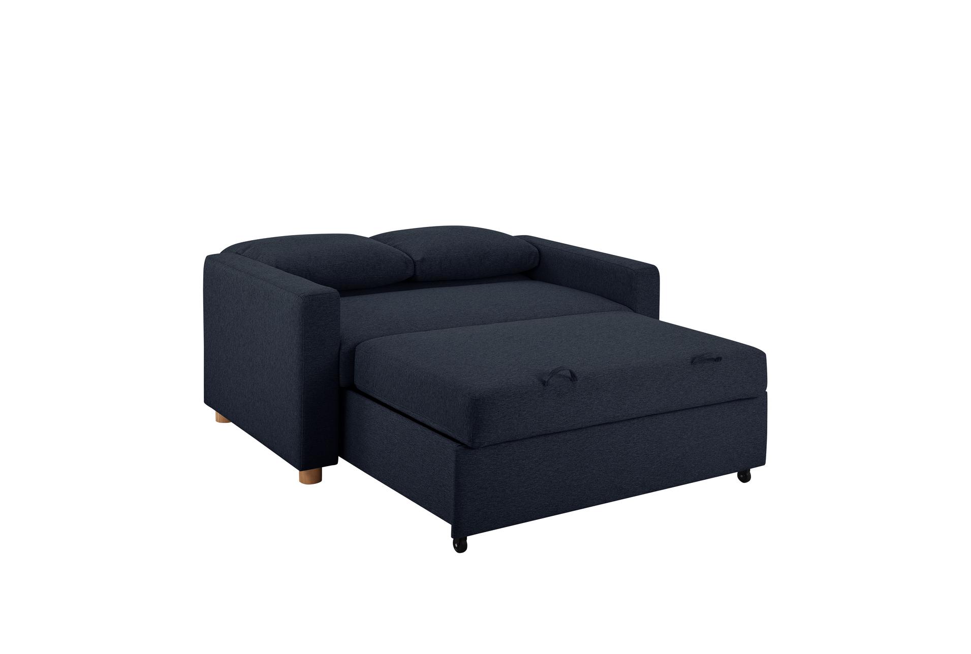 tyler navy blue fabric 66" woven convertible futon sleeper loveseat | contract grade | full 18 tyler navy blue fabric 66" woven convertible futon sleeper loveseat | contract grade | full