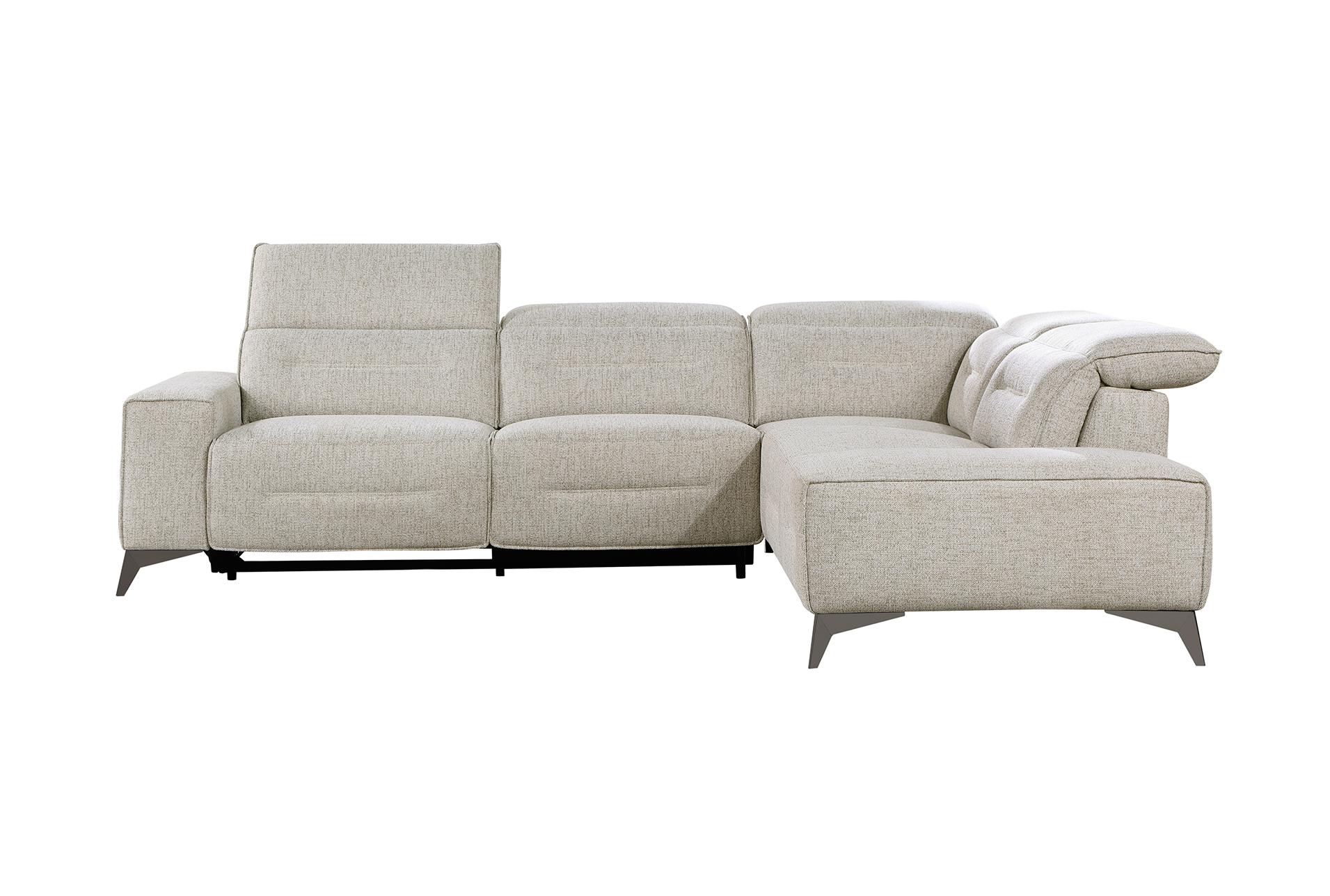 logansport sand beige chenille 109" 2 piece power reclining sectional with right arm facing chaise and power headrests 12 logansport sand beige chenille 109" 2 piece power reclining sectional with right arm facing chaise and power headrests