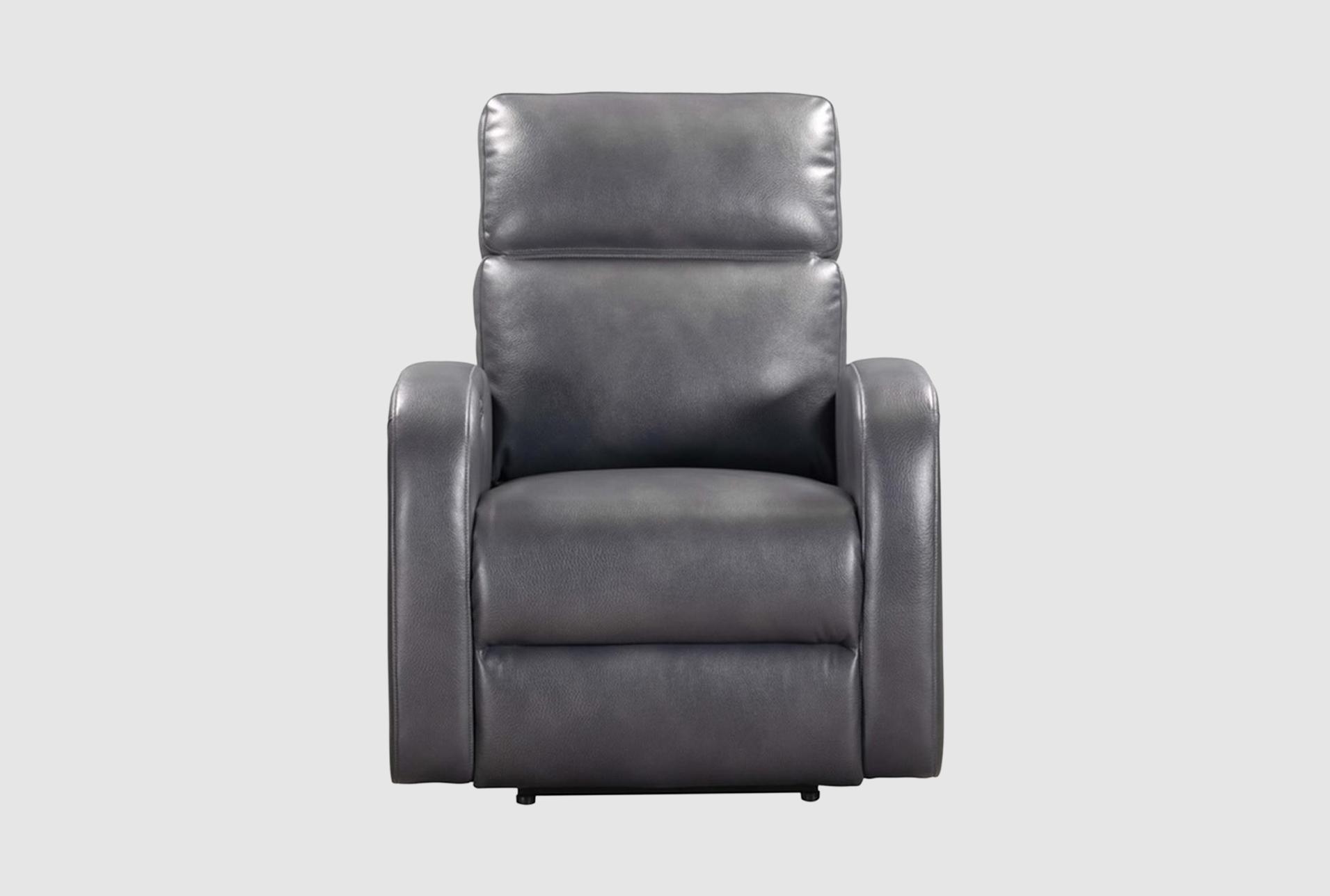 paxton 34" grey power recliner with usb | button 1 paxton 34" grey power recliner with usb | button