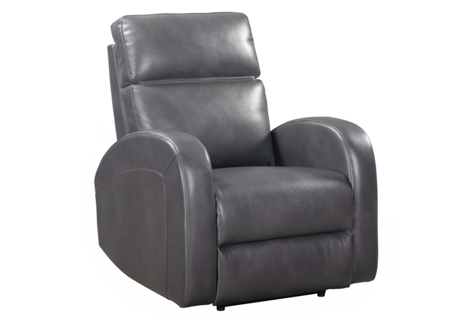 paxton 34" grey power recliner with usb | button 7 paxton 34" grey power recliner with usb | button