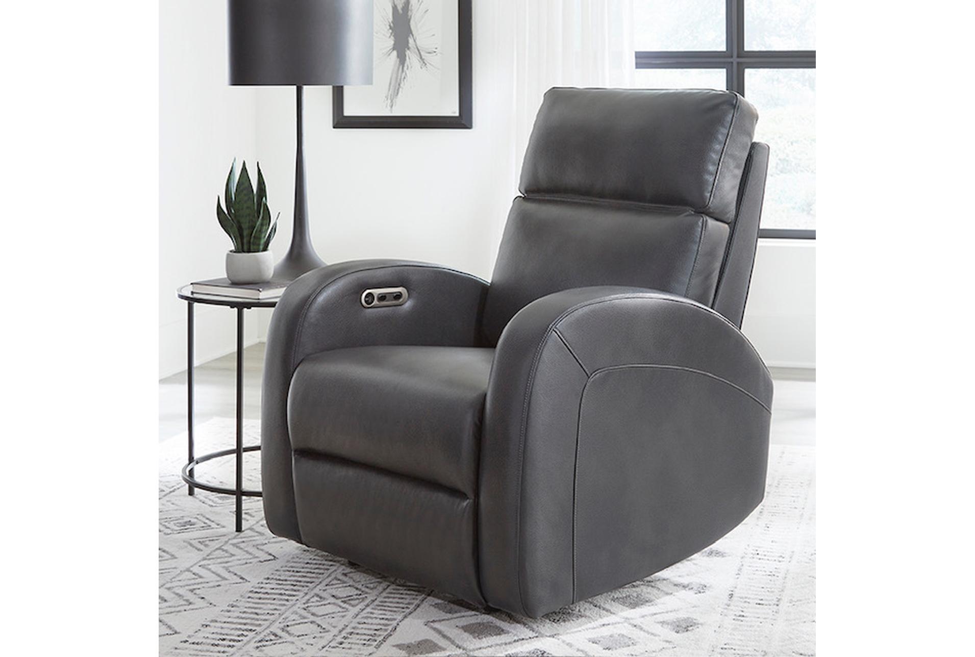 paxton 34" grey power recliner with usb | button 10 paxton 34" grey power recliner with usb | button