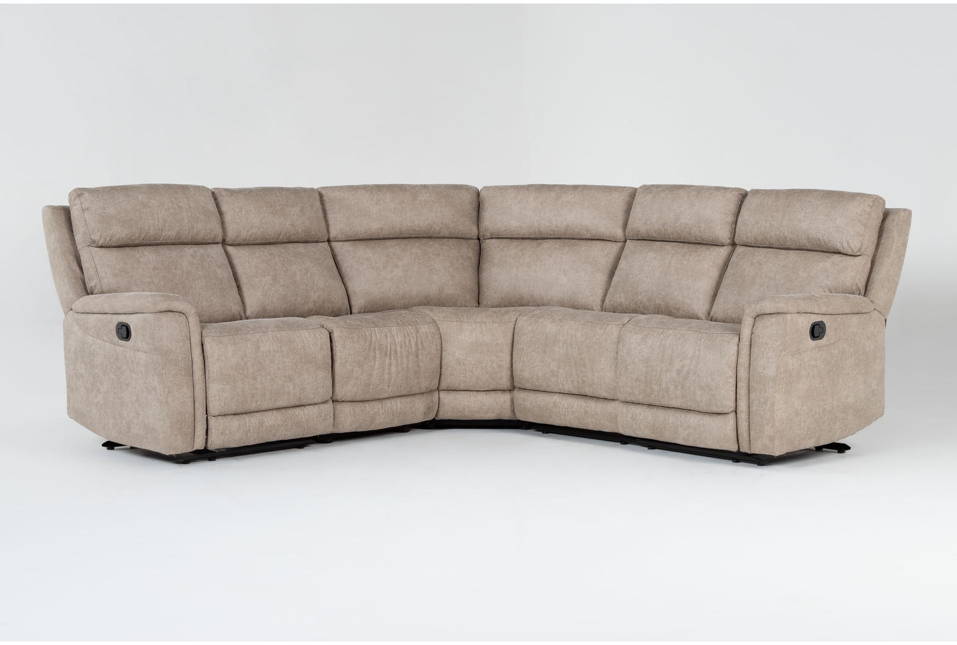 caspian beige 5 piece manual reclining modular sectional 1 caspian beige 5 piece manual reclining modular sectional