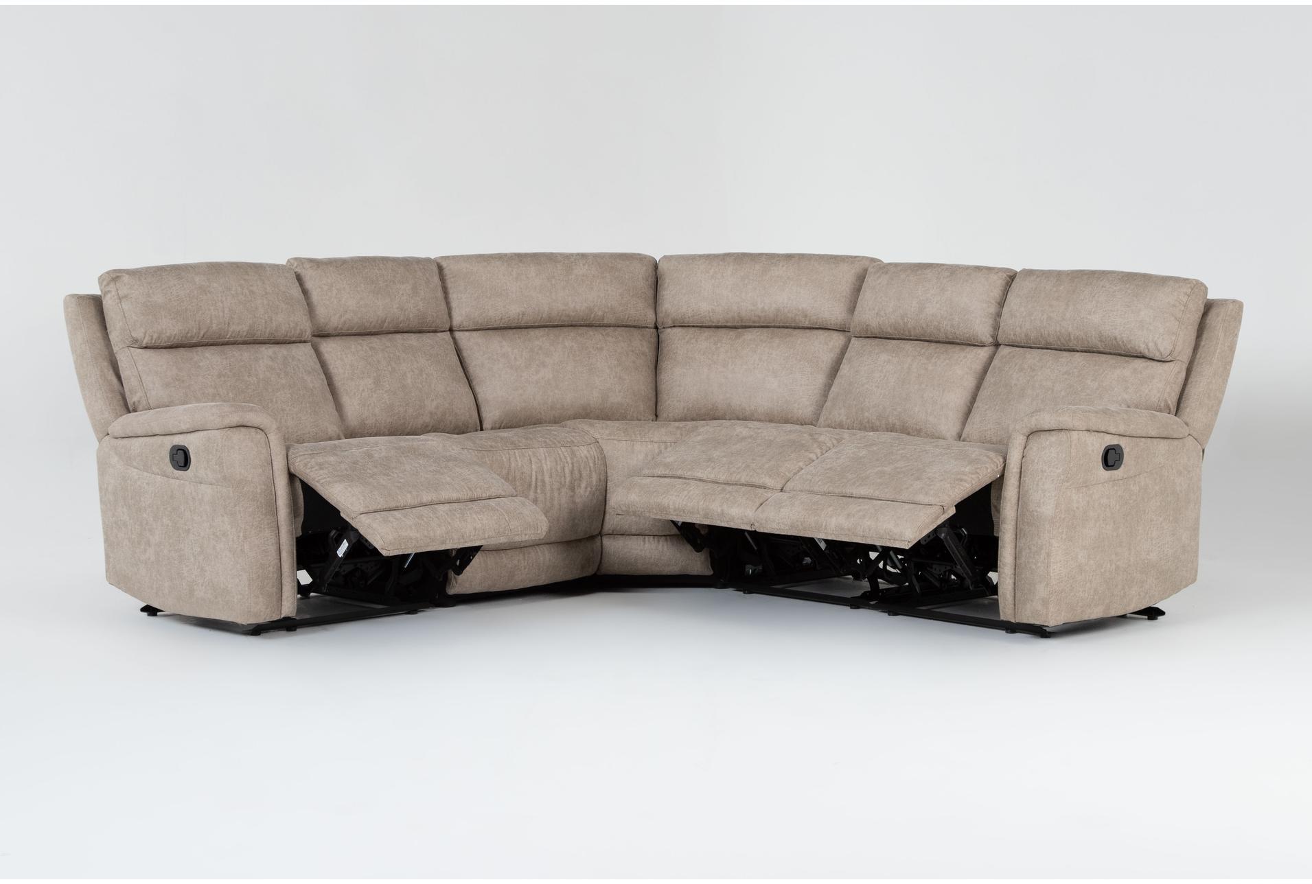 caspian beige 5 piece manual reclining modular sectional 8 caspian beige 5 piece manual reclining modular sectional