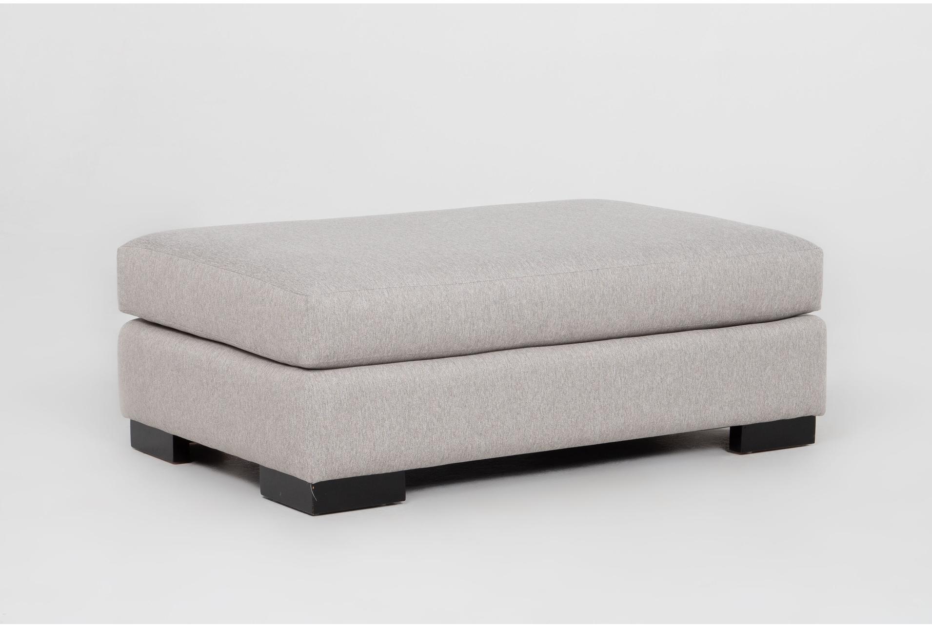 lodge ii mineral grey high performance fabric 52" ottoman | square 7 lodge ii mineral grey high performance fabric 52" ottoman | square