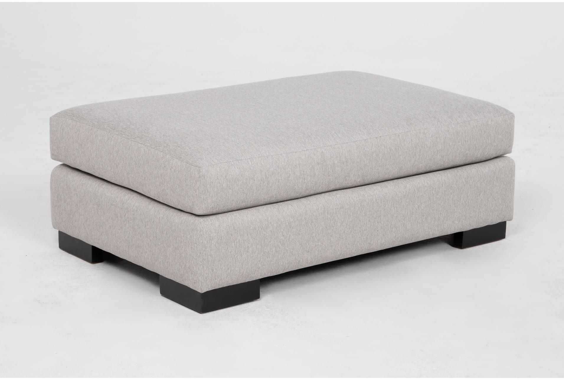 lodge ii mineral grey high performance fabric 52" ottoman | square 8 lodge ii mineral grey high performance fabric 52" ottoman | square