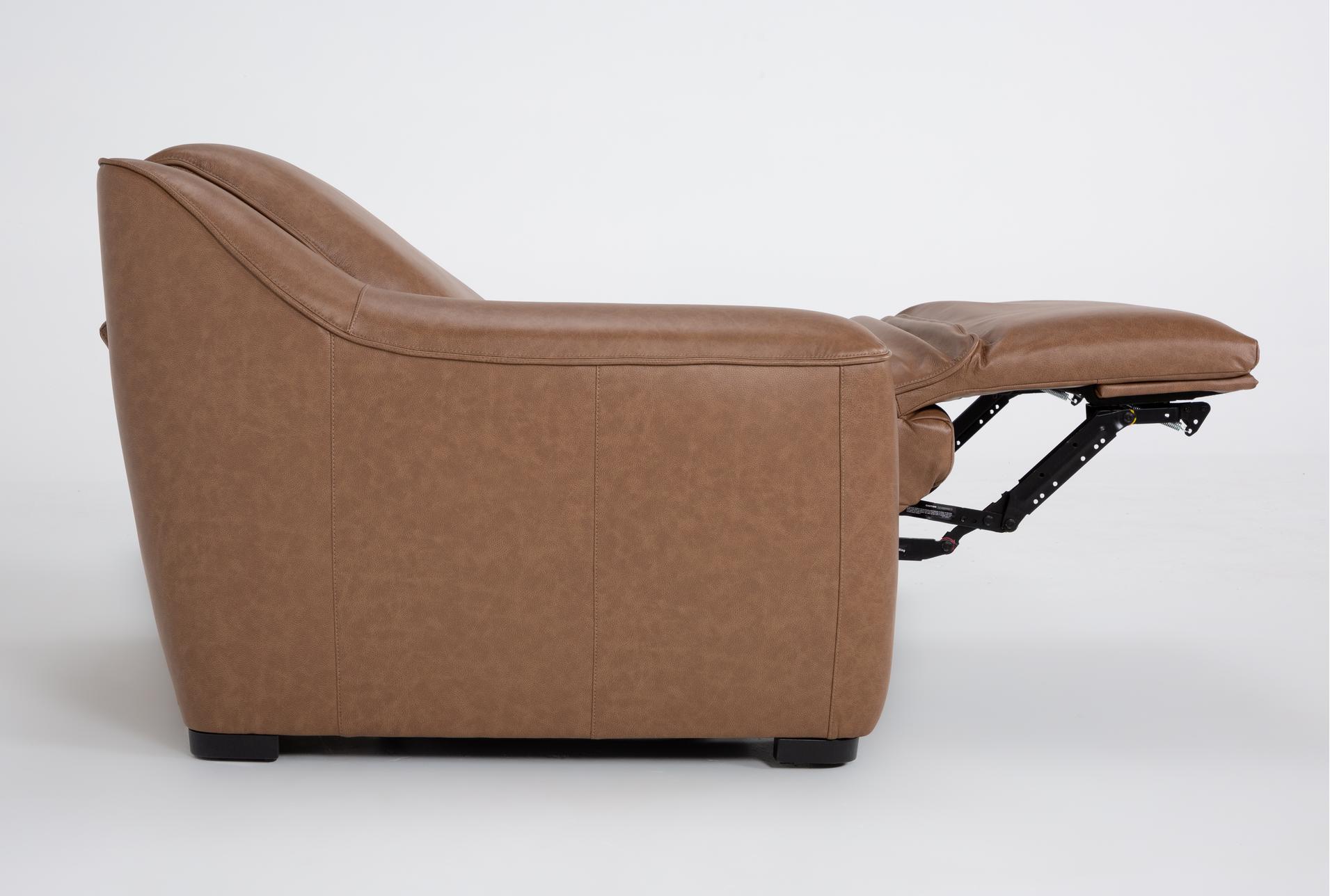 ryker brown natural 6 piece leather power reclining modular sectional | 2 armless chairs | power headrest | adjustable headrests 13 ryker brown natural 6 piece leather power reclining modular sectional | 2 armless chairs | power headrest | adjustable headrests