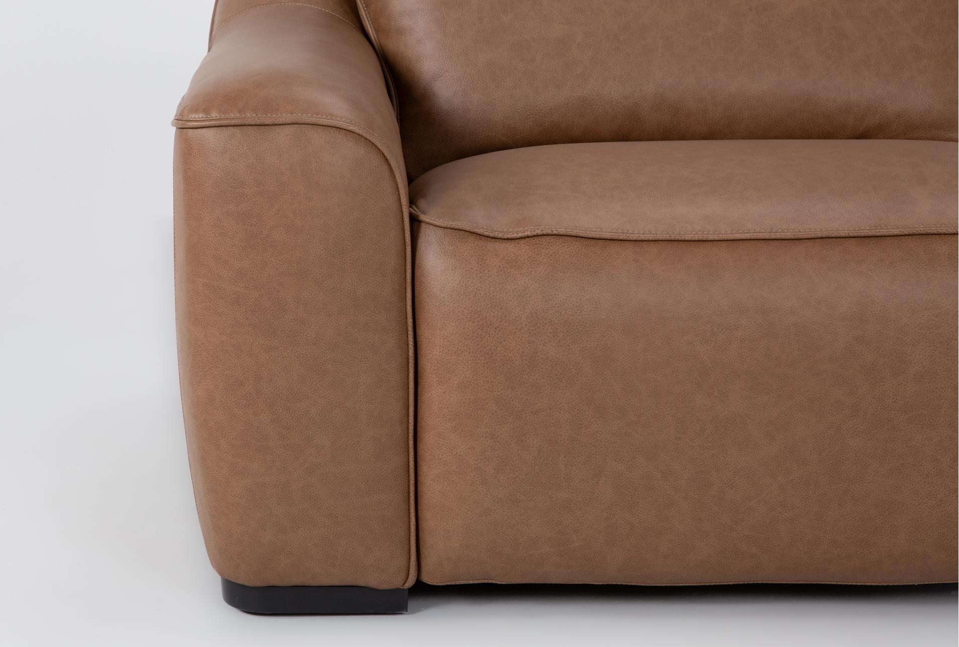 ryker brown natural 6 piece leather power reclining modular sectional | 2 armless chairs | power headrest | adjustable headrests 16 ryker brown natural 6 piece leather power reclining modular sectional | 2 armless chairs | power headrest | adjustable headrests