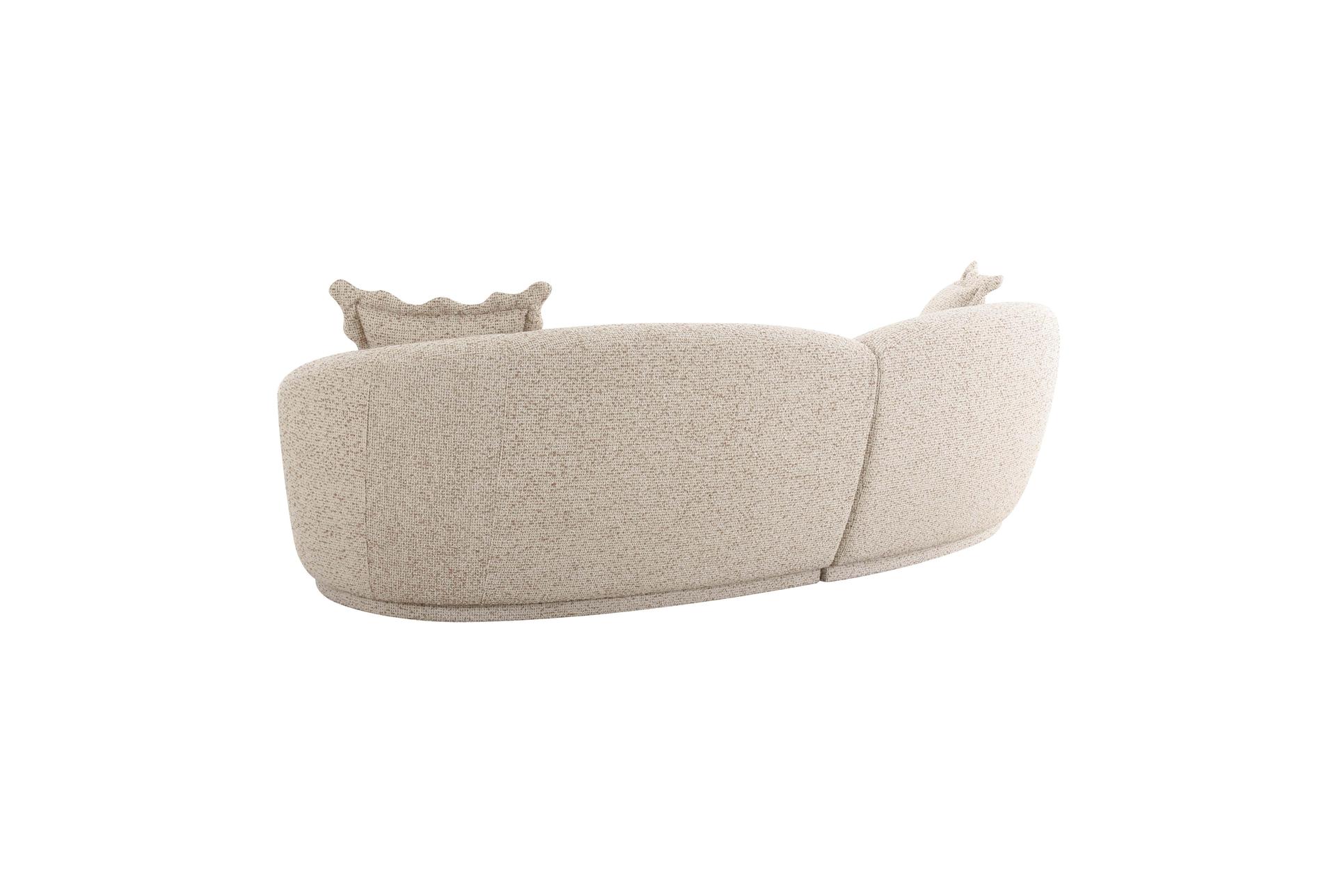 marion two-tone beige 112" textured boucle fabric modular sofa 9 marion two-tone beige 112" textured boucle fabric modular sofa