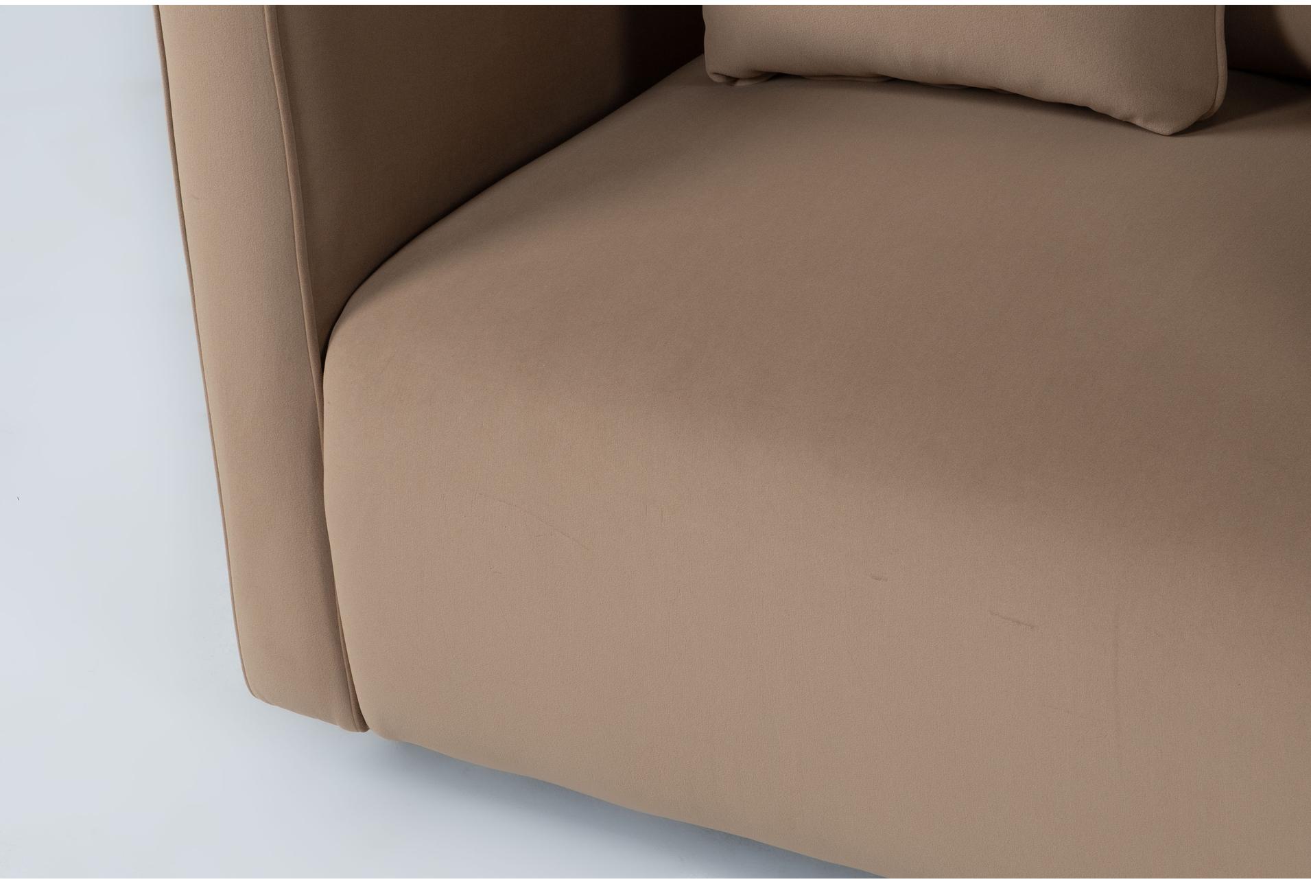 tao khaki beige velvet 45" swivel arm chair 12 tao khaki beige velvet 45" swivel arm chair
