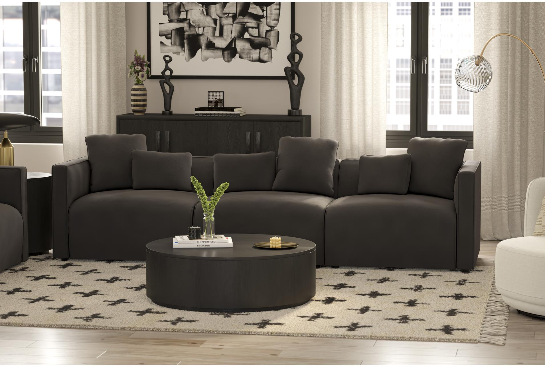 tao dark grey velvet 119" 3 piece sofa 14 tao dark grey velvet 119" 3 piece sofa