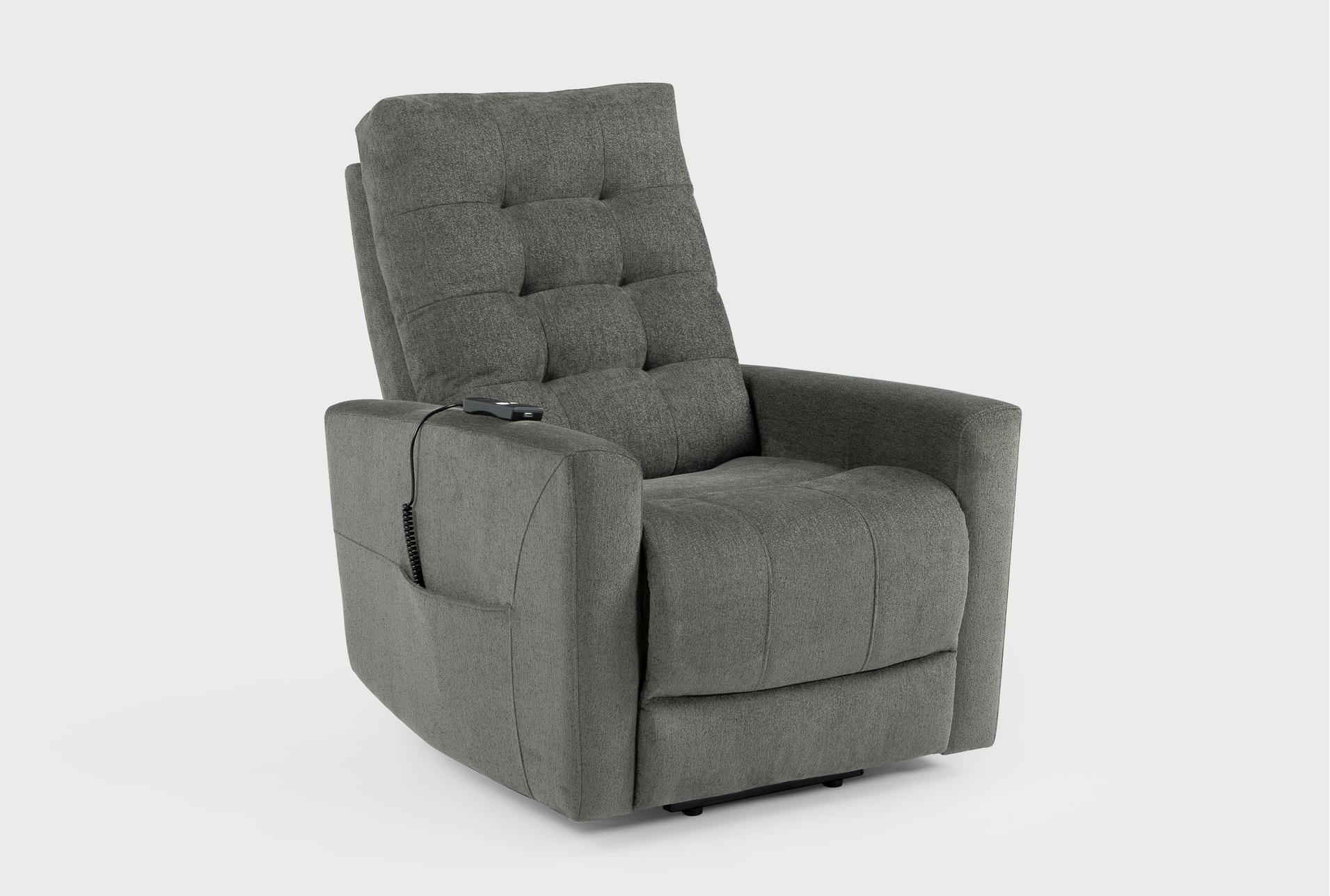 ansel grey fabric 33" power lift recliner with usb set of 2 14 ansel grey fabric 33" power lift recliner with usb set of 2