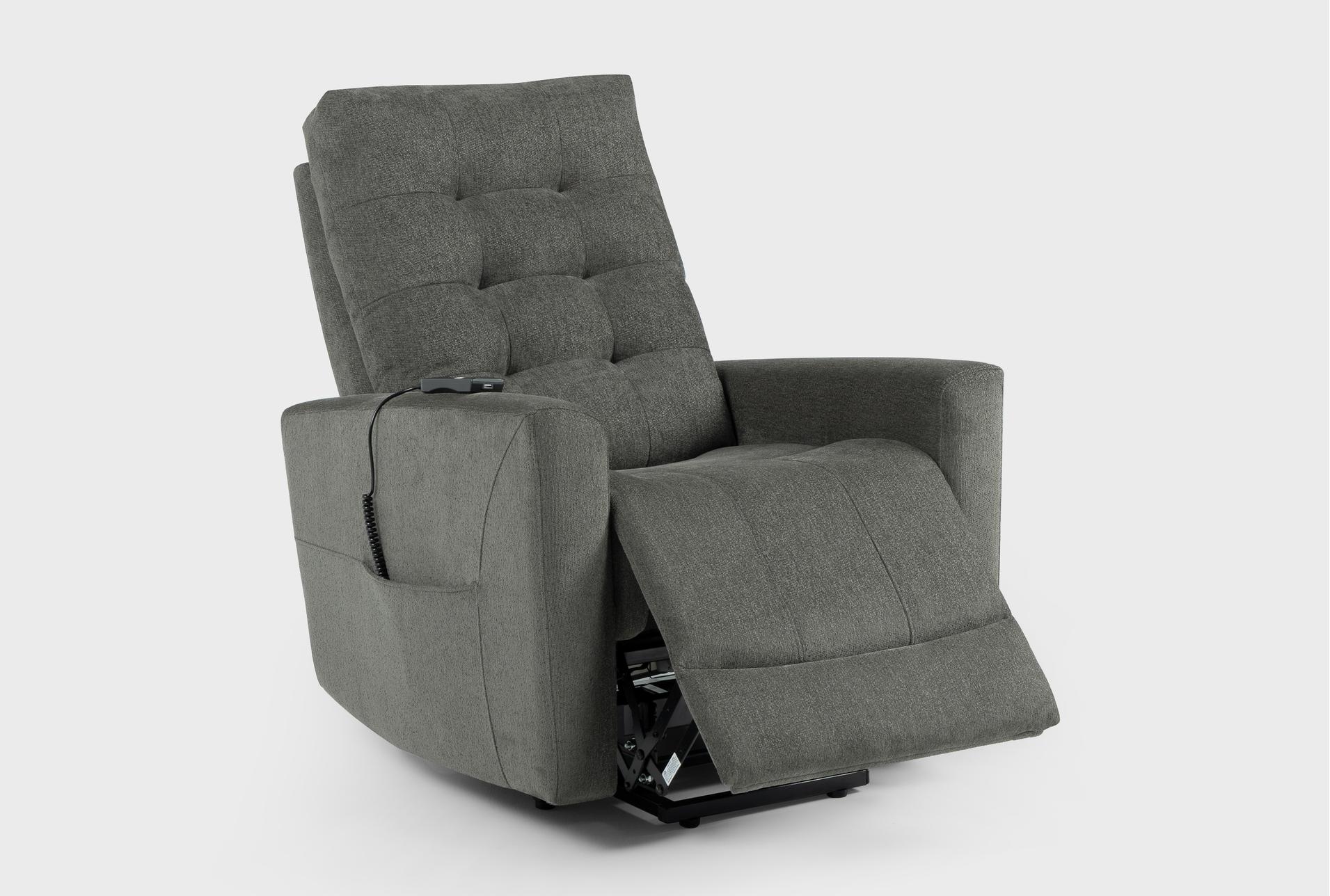 ansel grey fabric 33" power lift recliner with usb set of 2 16 ansel grey fabric 33" power lift recliner with usb set of 2