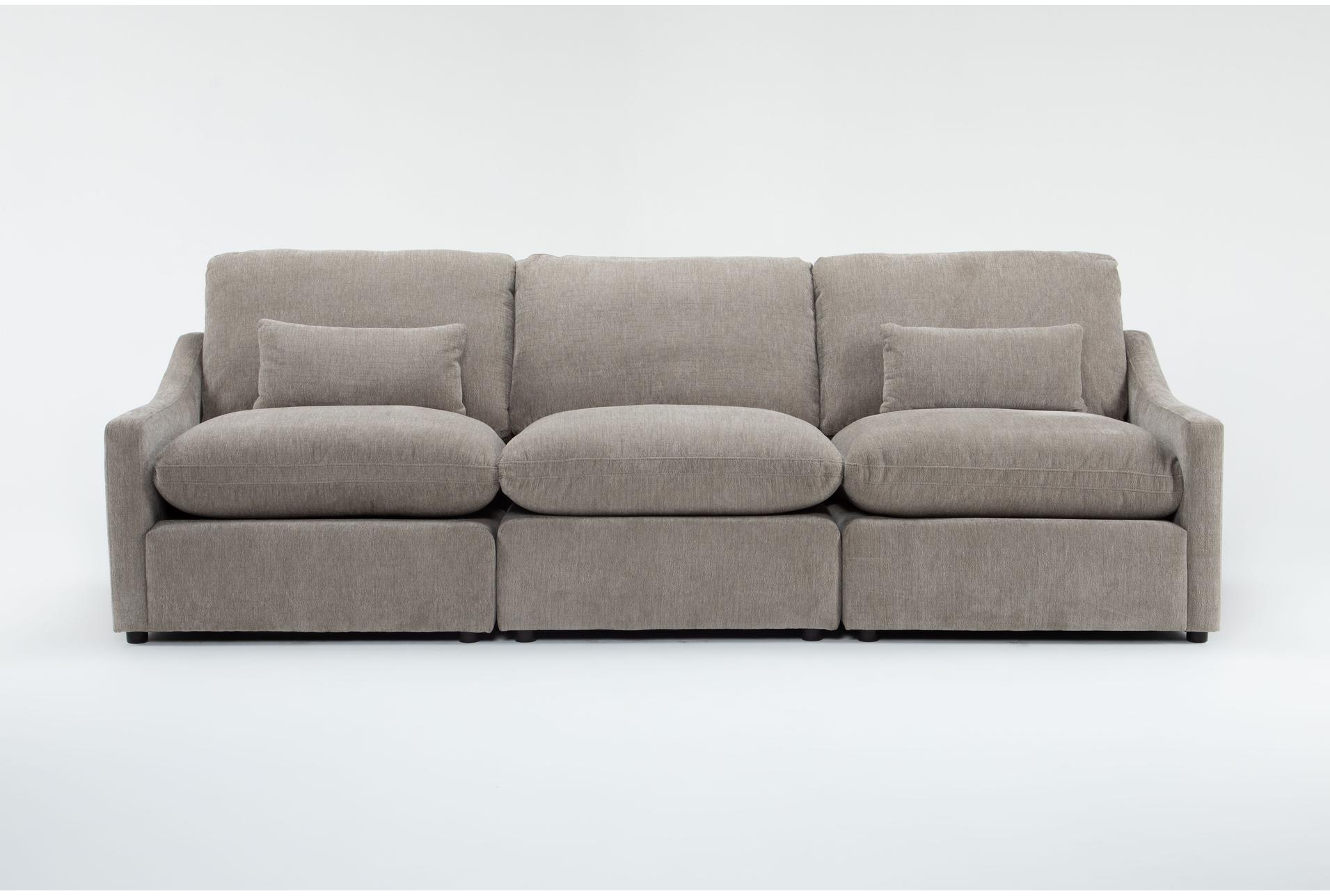 kennedy mocha fabric 3 piece modular sofa | loose reversible back 1 kennedy mocha fabric 3 piece modular sofa | loose reversible back