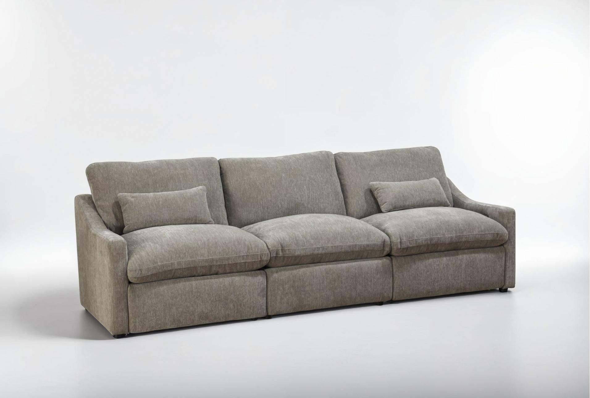 kennedy mocha fabric 3 piece modular sofa | loose reversible back 10 kennedy mocha fabric 3 piece modular sofa | loose reversible back