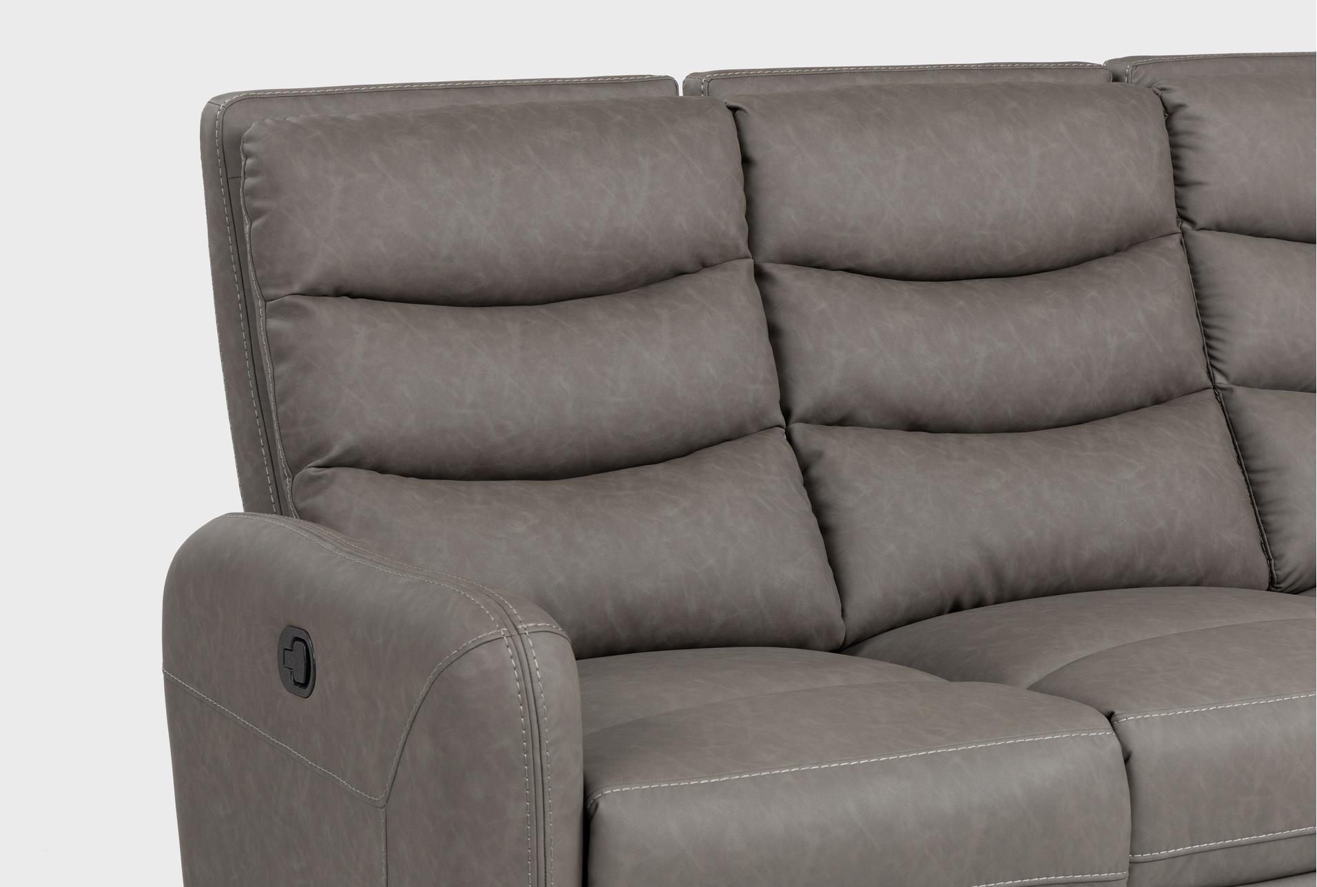 casimir charcoal 2 piece fabric 81" manual reclining sofa and recliner set 18 casimir charcoal 2 piece fabric 81" manual reclining sofa and recliner set