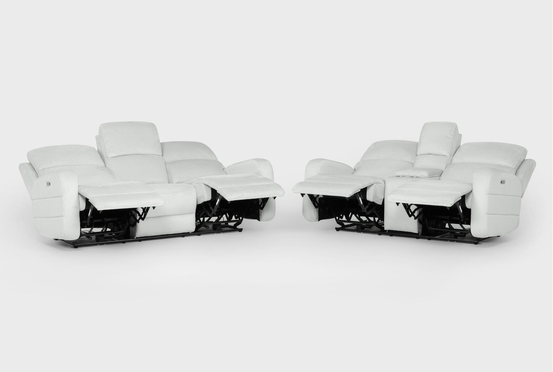 rio grey fabric 2 piece power reclining sofa and console loveseat set 22 rio grey fabric 2 piece power reclining sofa and console loveseat set