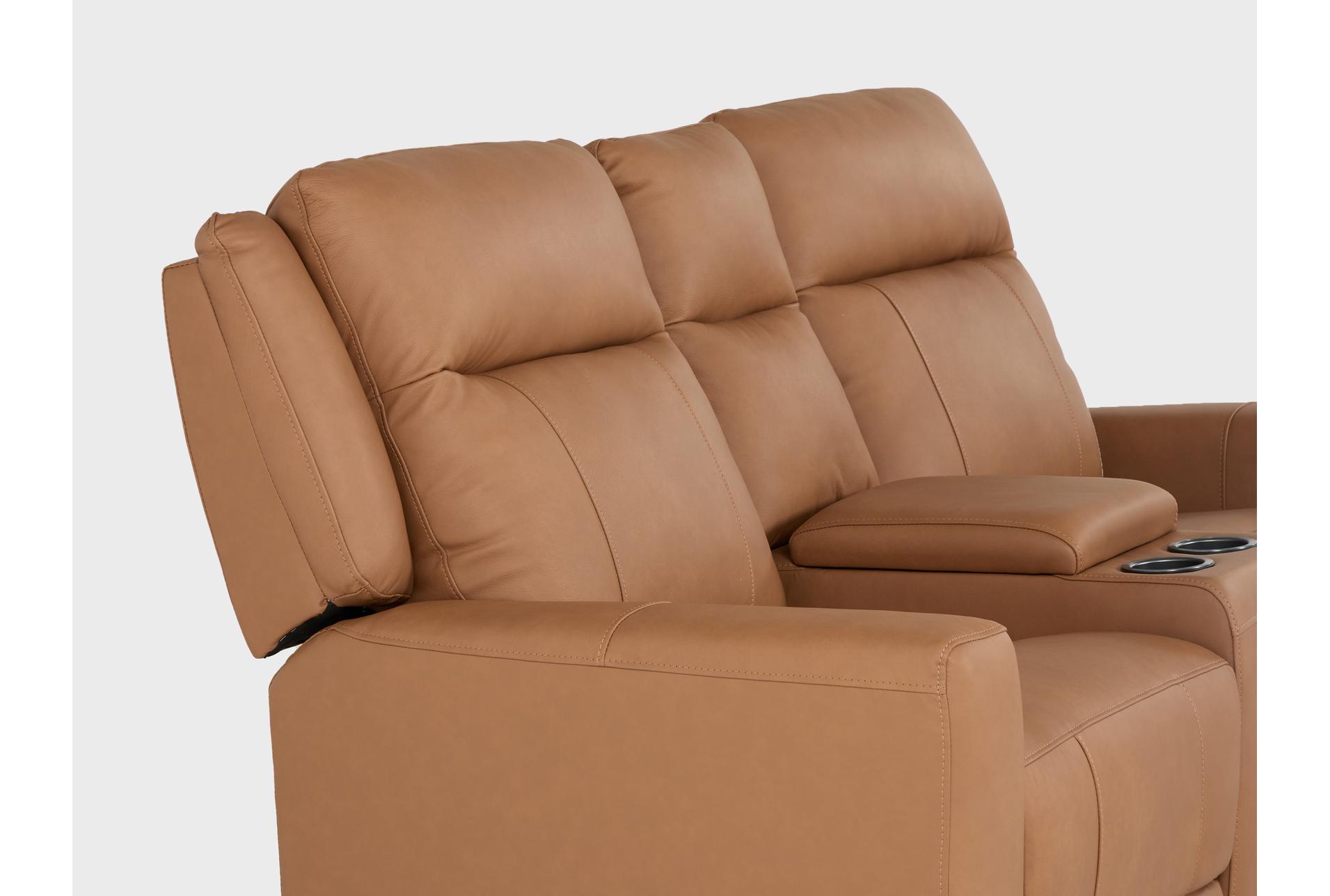 tatiana saddle brown leather 7 piece power reclining modular living room set with sofa, console loveseat & recliner with usb 26 tatiana saddle brown leather 7 piece power reclining modular living room set with sofa, console loveseat & recliner with usb