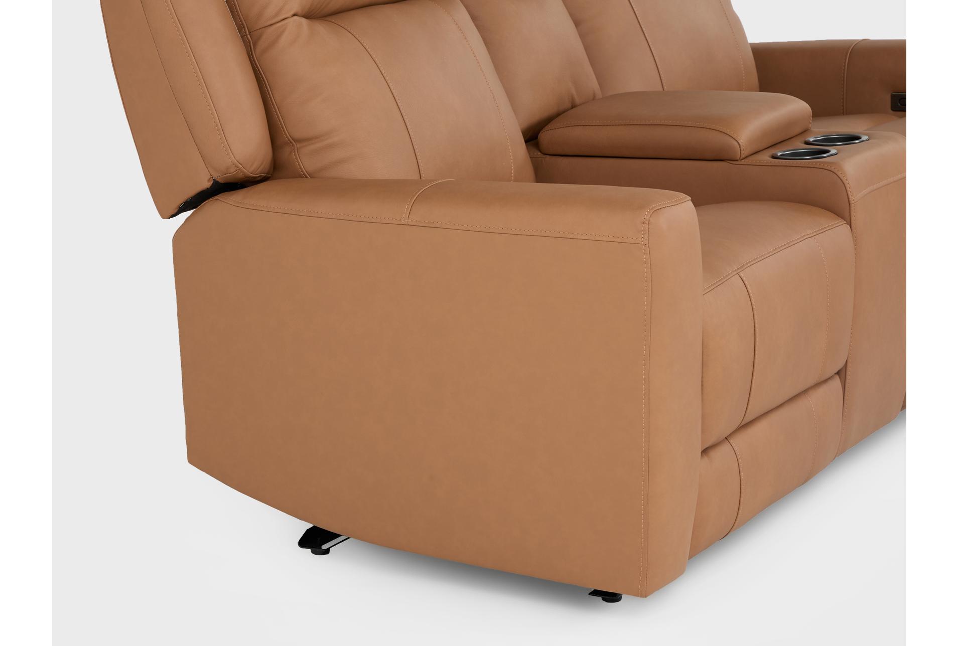 tatiana saddle brown leather 7 piece power reclining modular living room set with sofa, console loveseat & recliner with usb 27 tatiana saddle brown leather 7 piece power reclining modular living room set with sofa, console loveseat & recliner with usb