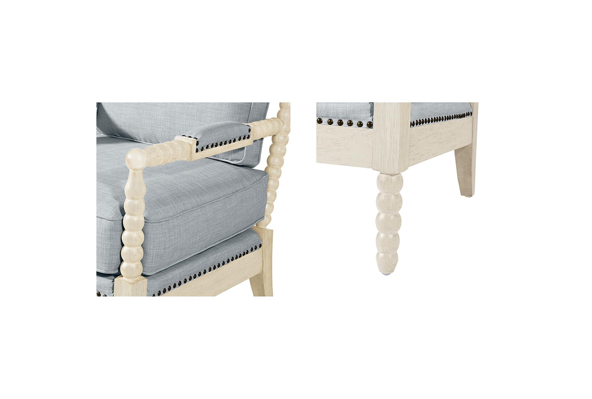 donohue light blue accent arm chair | polyurethane 11 donohue light blue accent arm chair | polyurethane